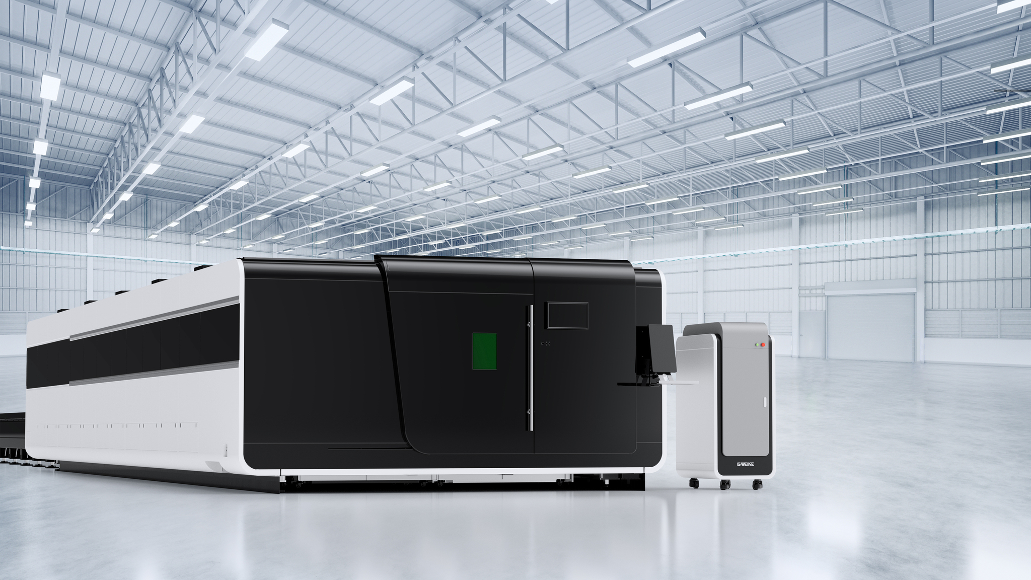 Super Power Fiber Laser Cutting Machine