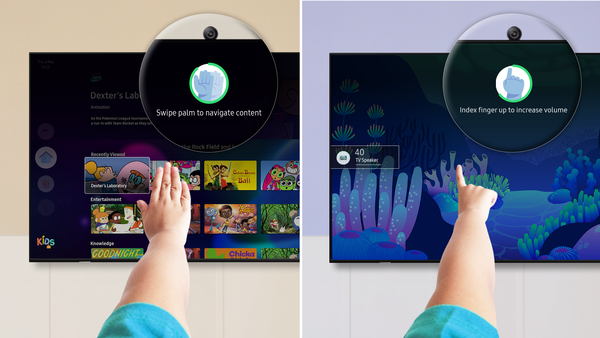 Samsung KidsTV Gesture Interaction  Experience