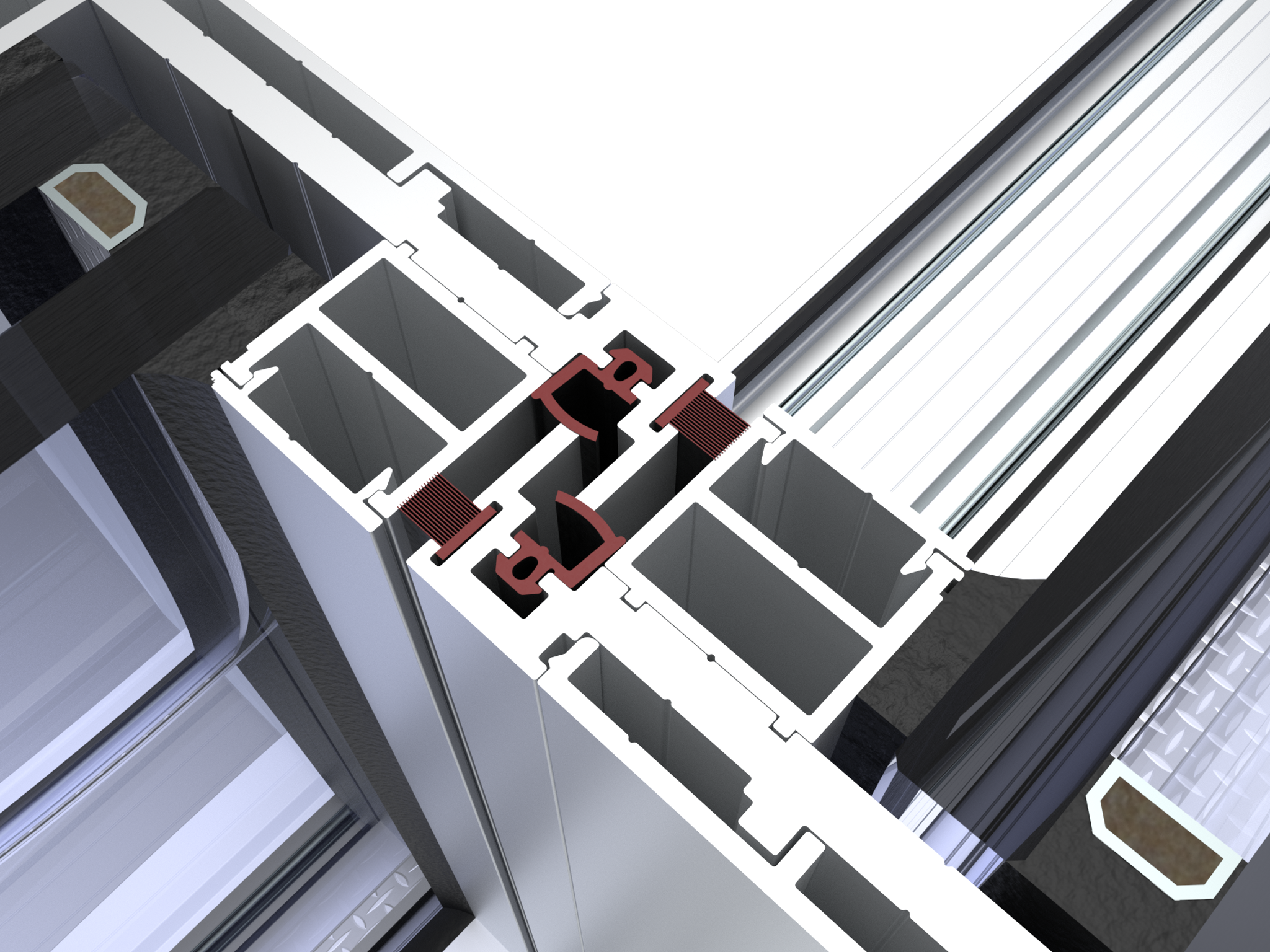 GSE215-T electric narrow frame sliding door system
