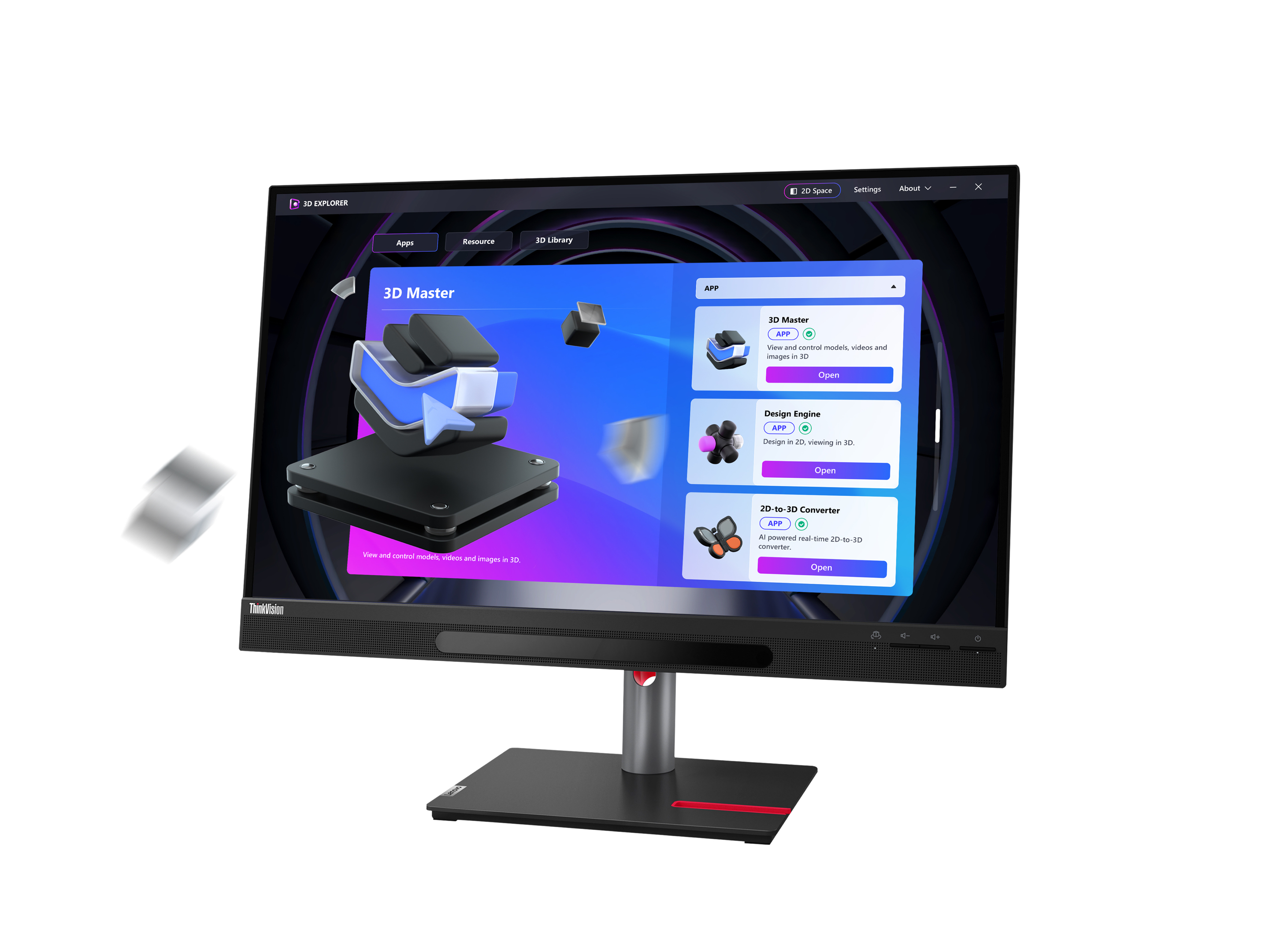 iF Design - ThinkVision 27 3D Monitor