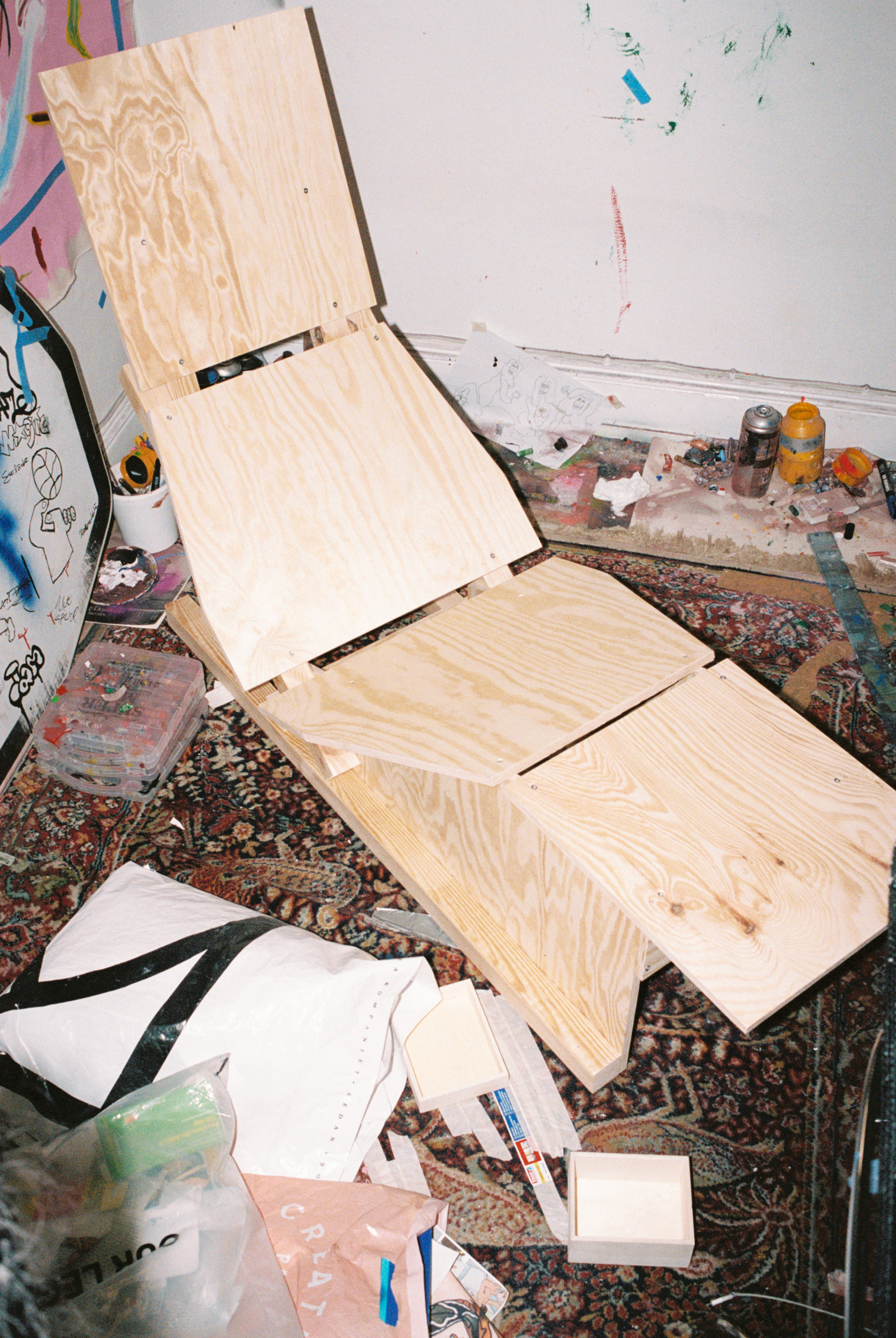 chaise 4 pieds design