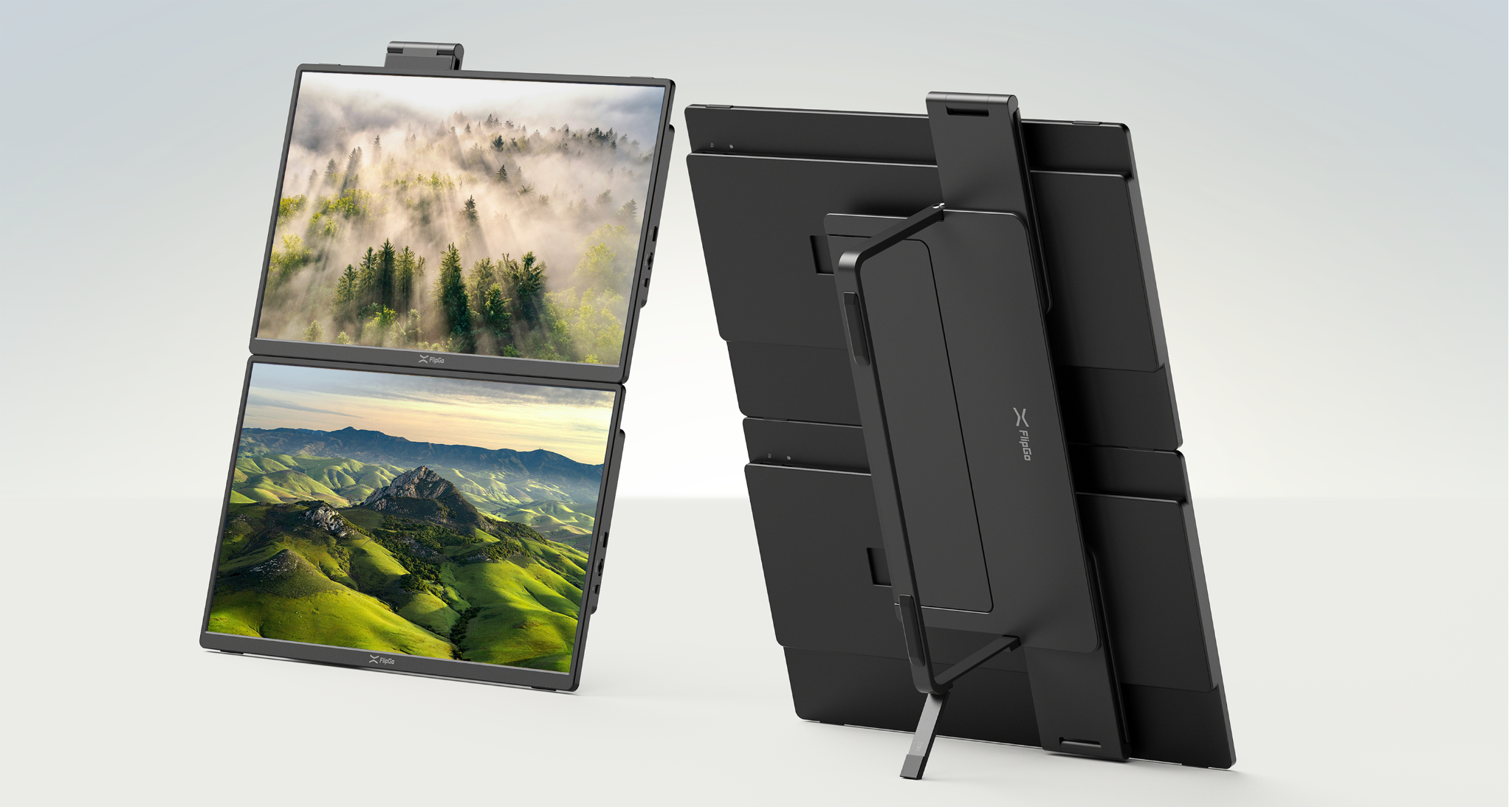 JSAUX FlipGo Horizon Portable Dual Monitor