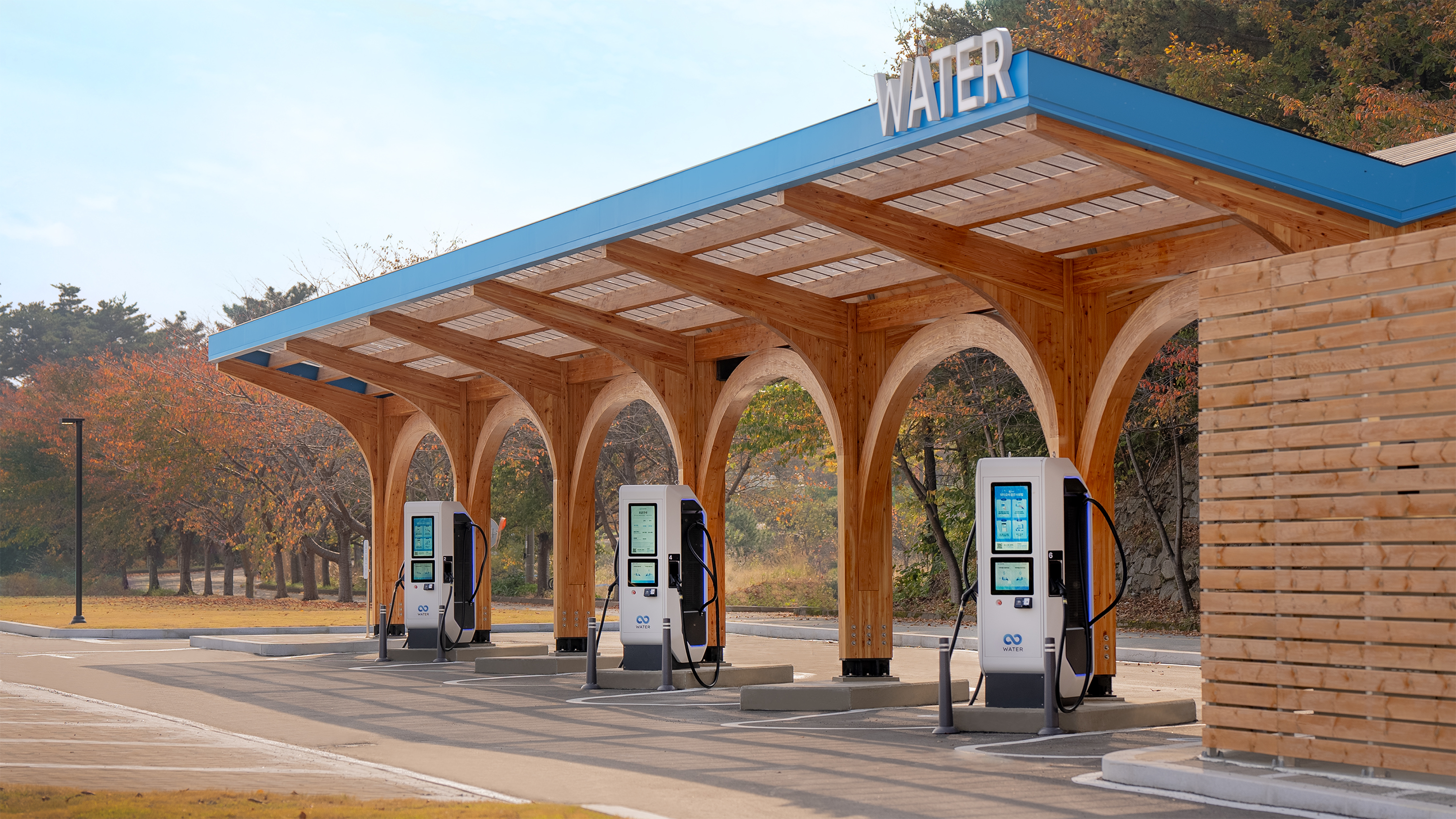 WATER EV Charging Station