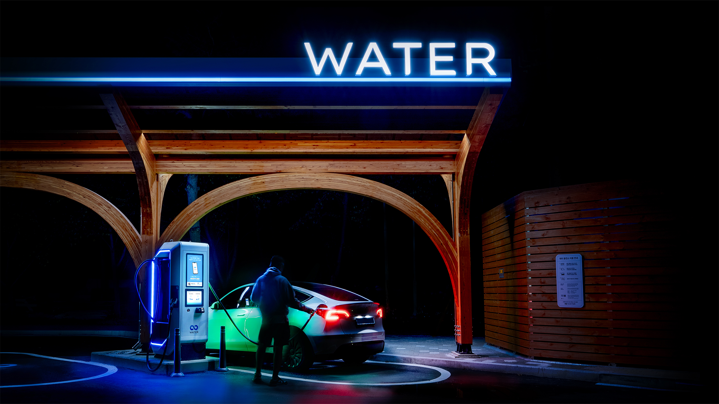 WATER EV Charging Station