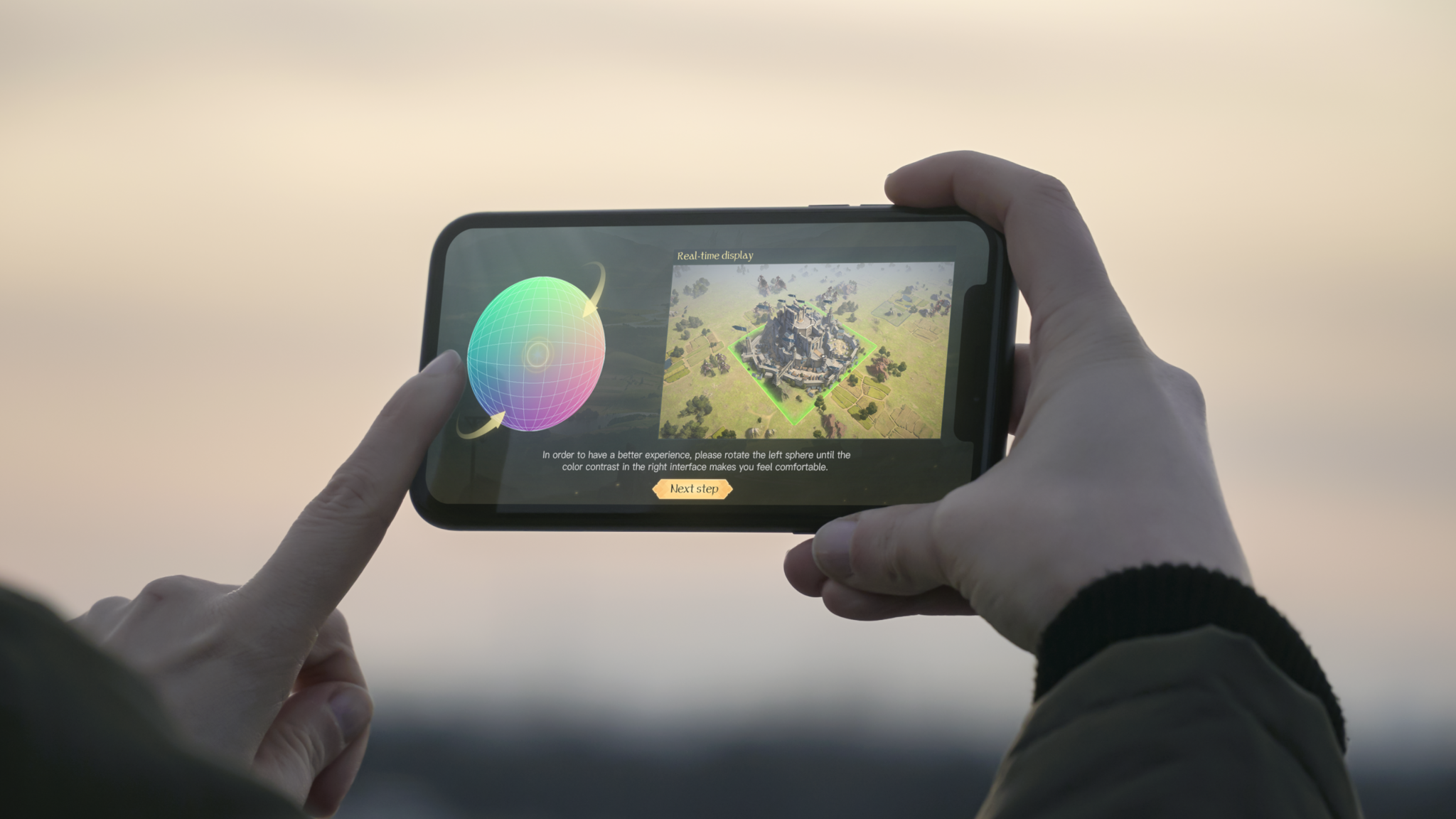 Color ball ,Screen color adjustment system