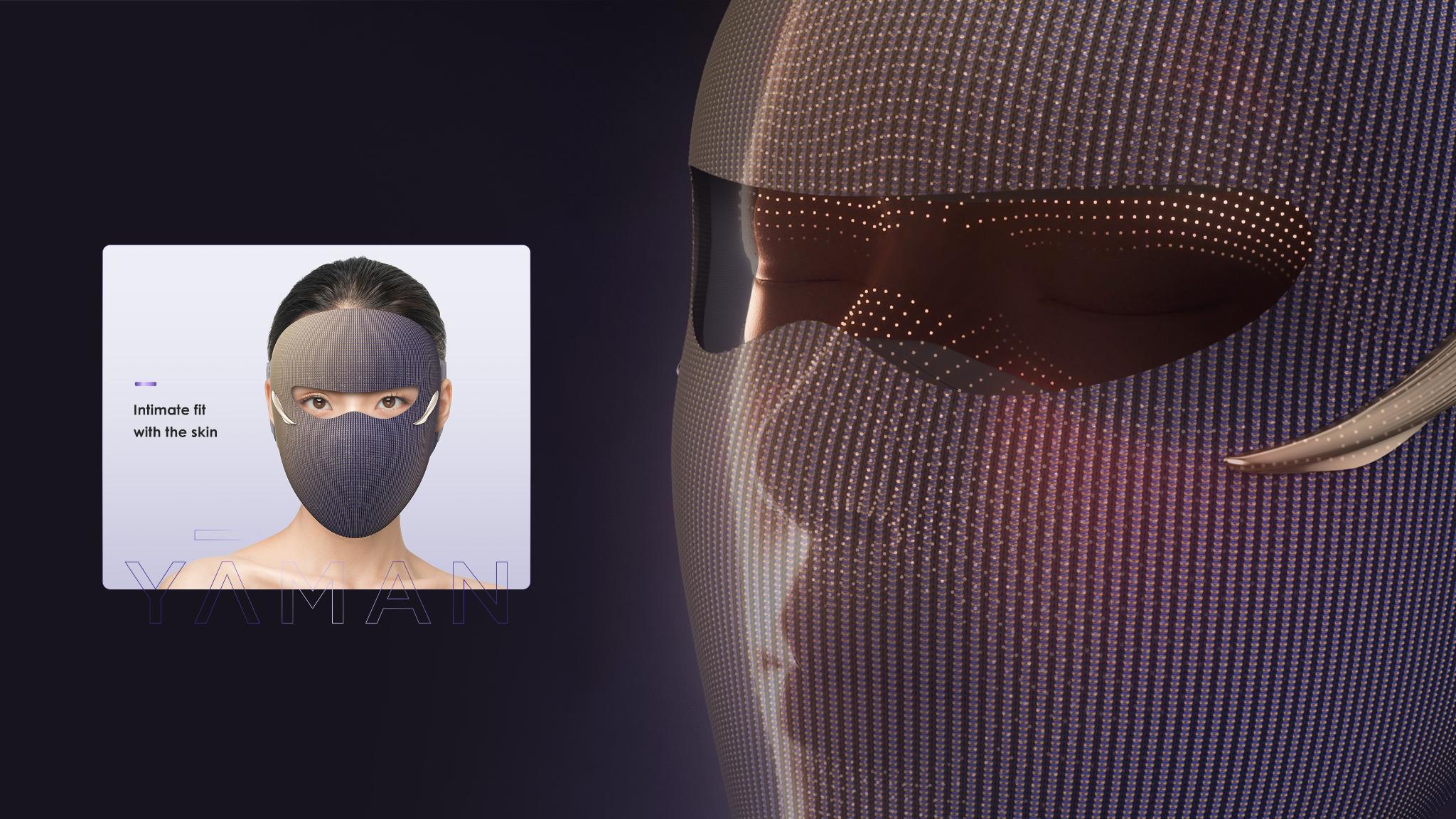 YA-MAN Aurora Yellow Mask