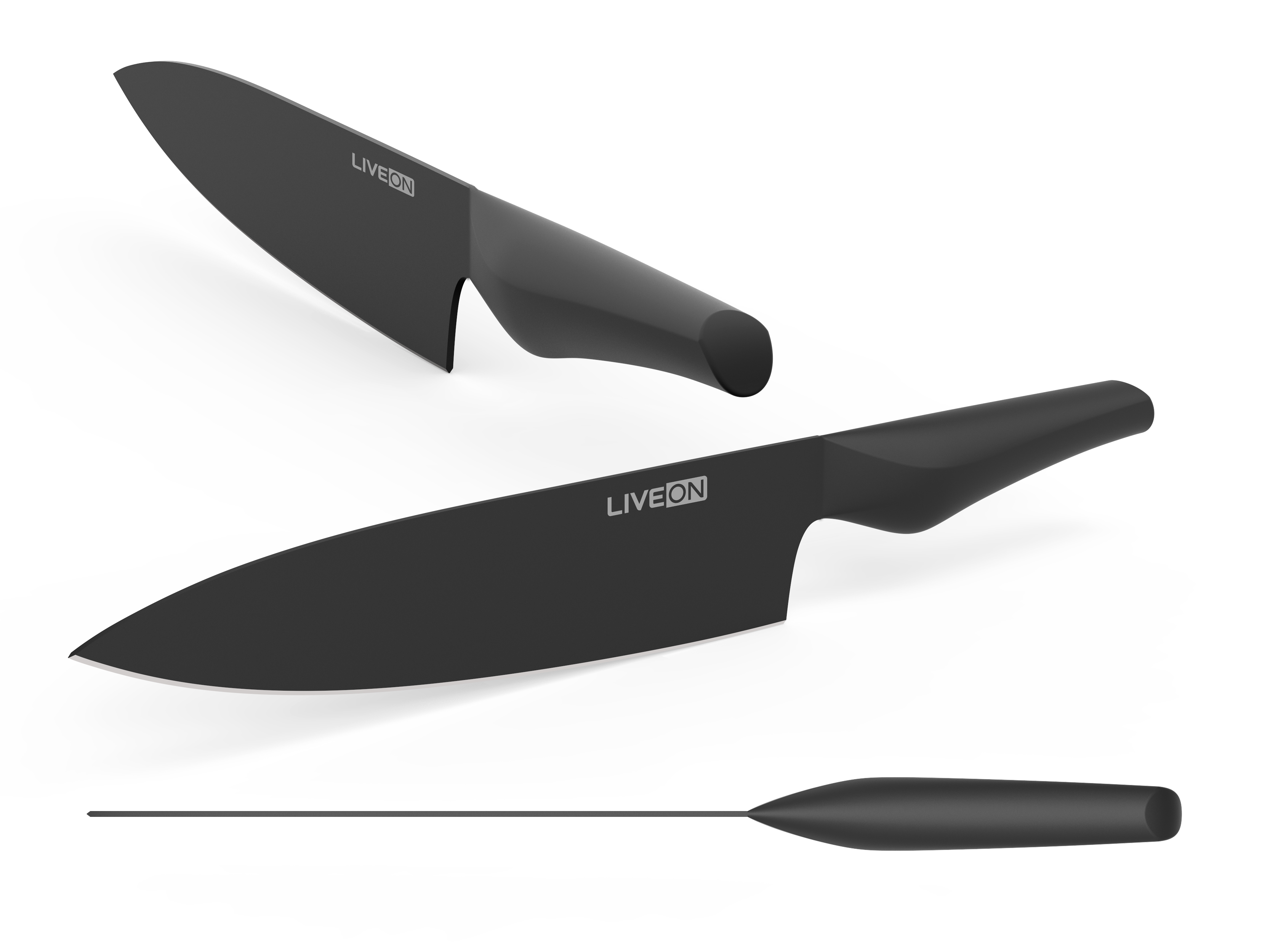 Black color & Anti-bacterial Kitchen Knife Set