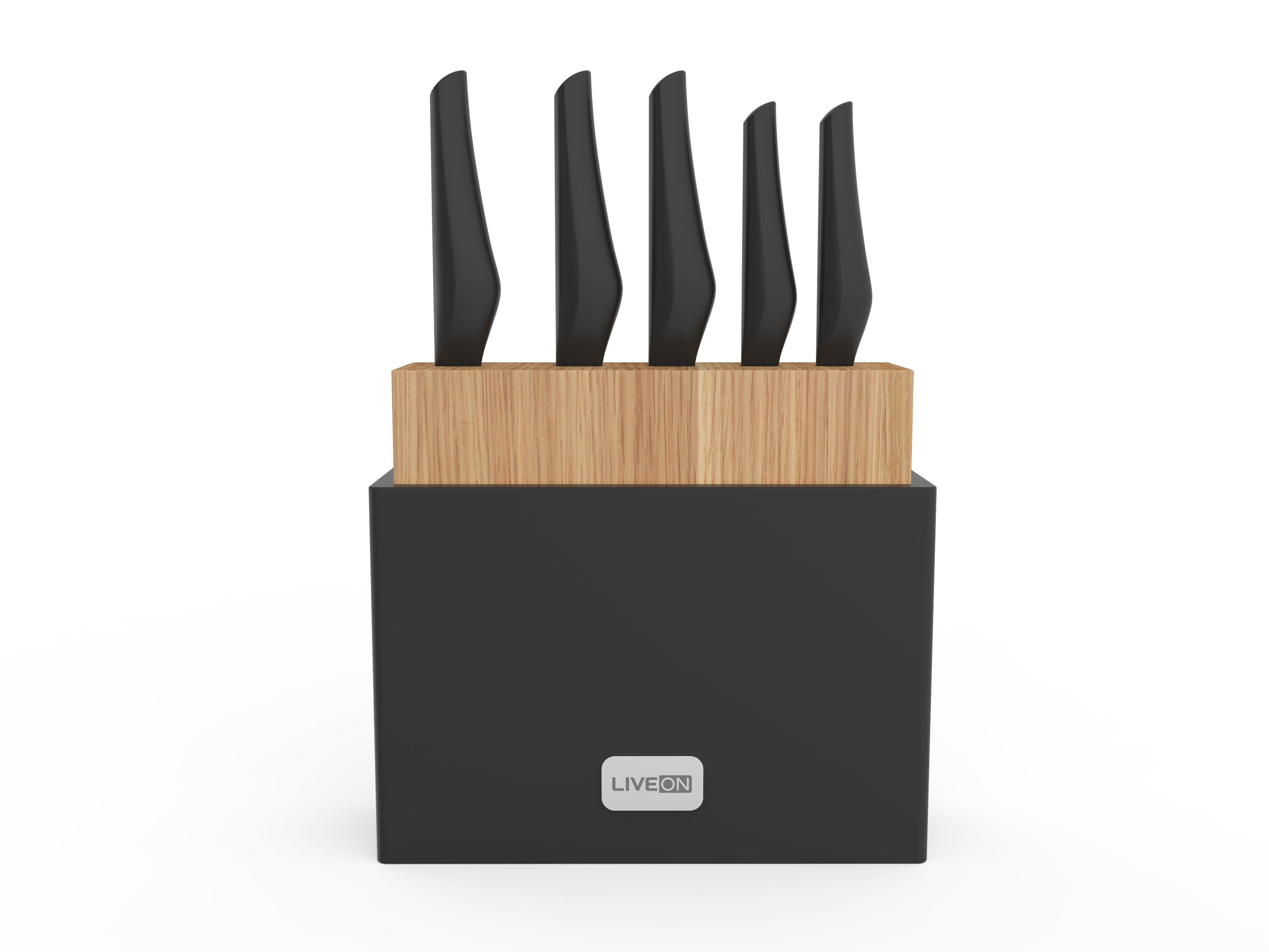 Black color & Anti-bacterial Kitchen Knife Set