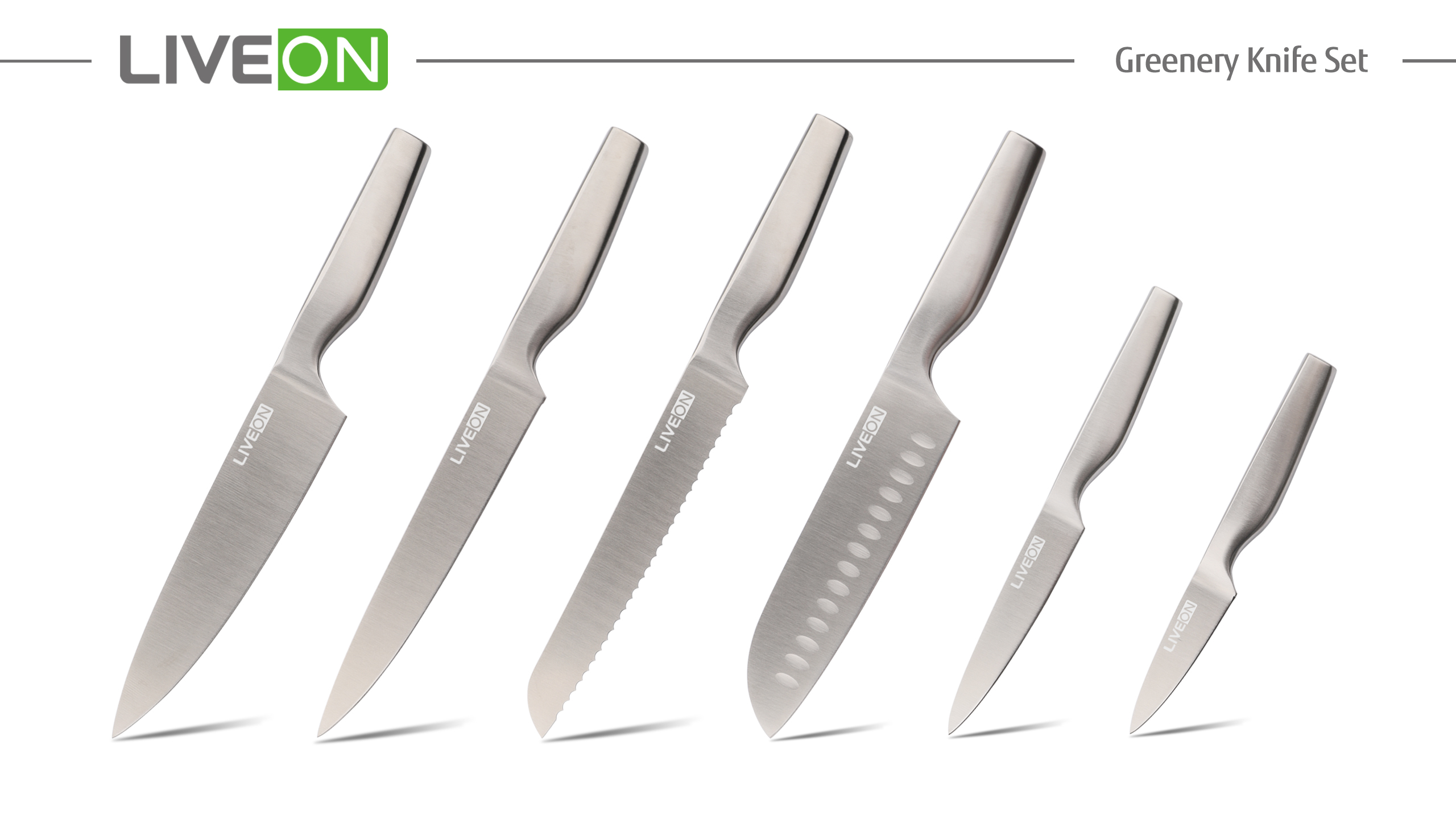 Greenery Knife Set