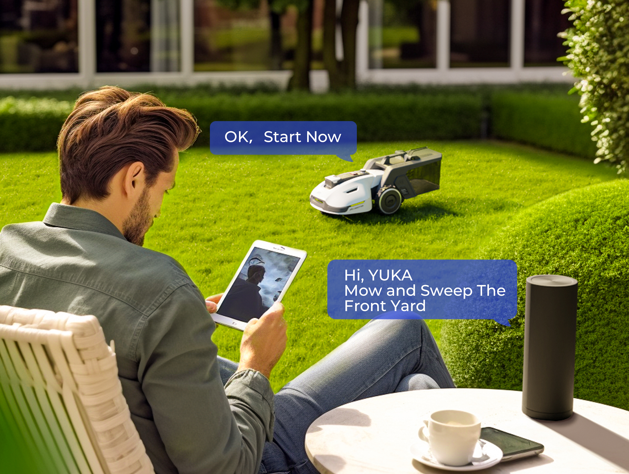 Mammotion YUKA Robot Mower&Self-empty Sweeper