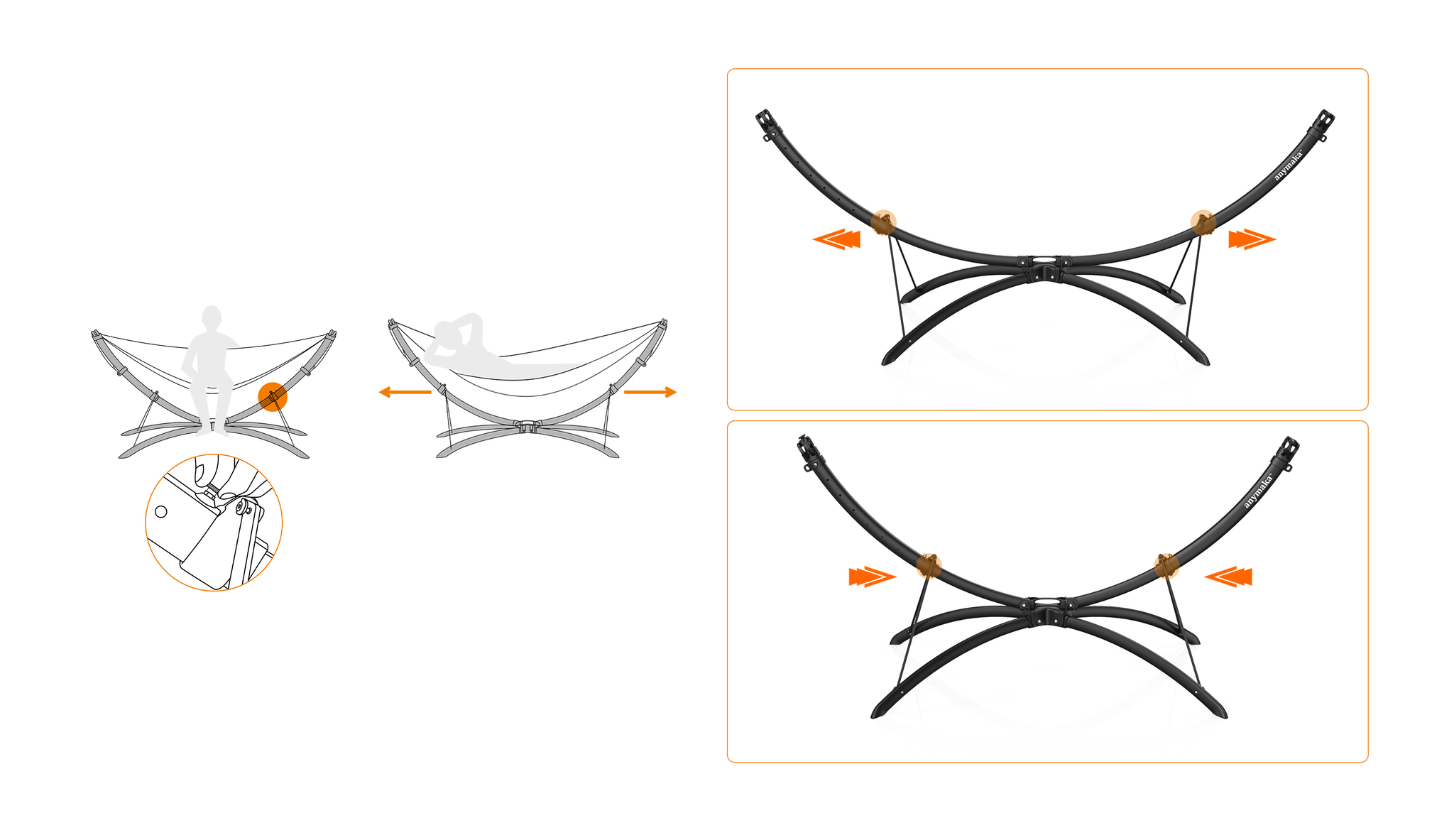 Anymaka Hammock Stand