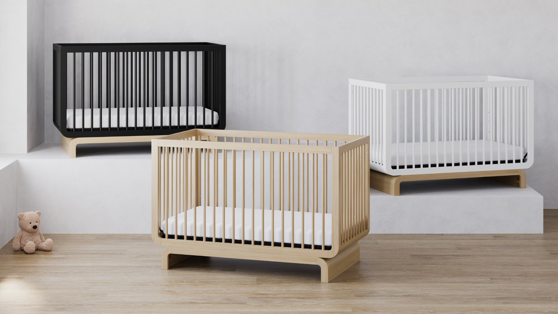 Storkcraft Santorini 5-in-1 Convertible Crib