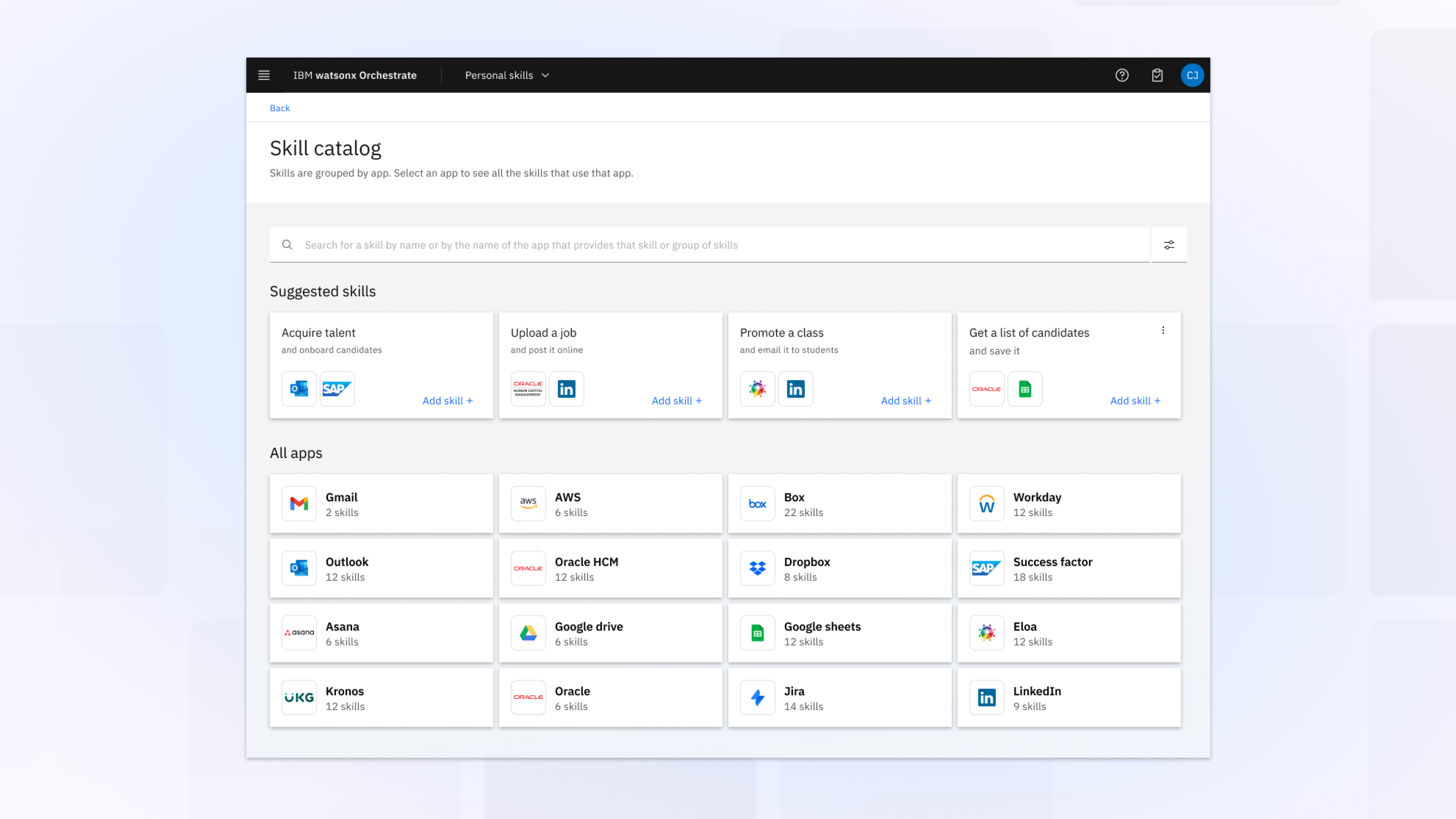 IBM watsonx Orchestrate