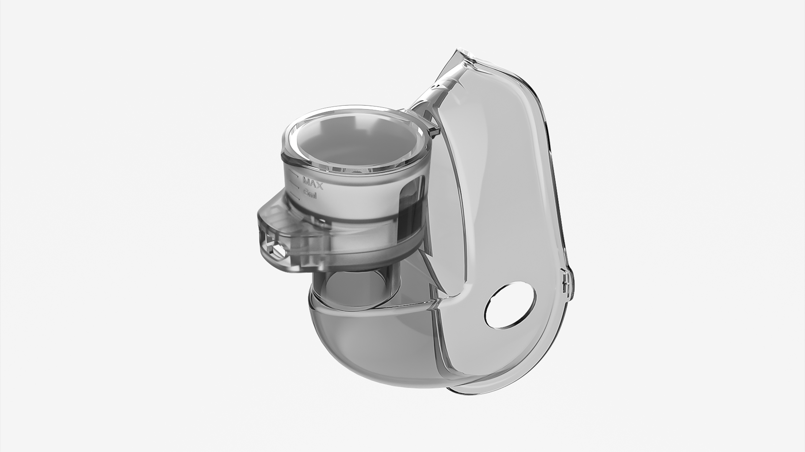 High utilization and ultra-light wearable atomizer