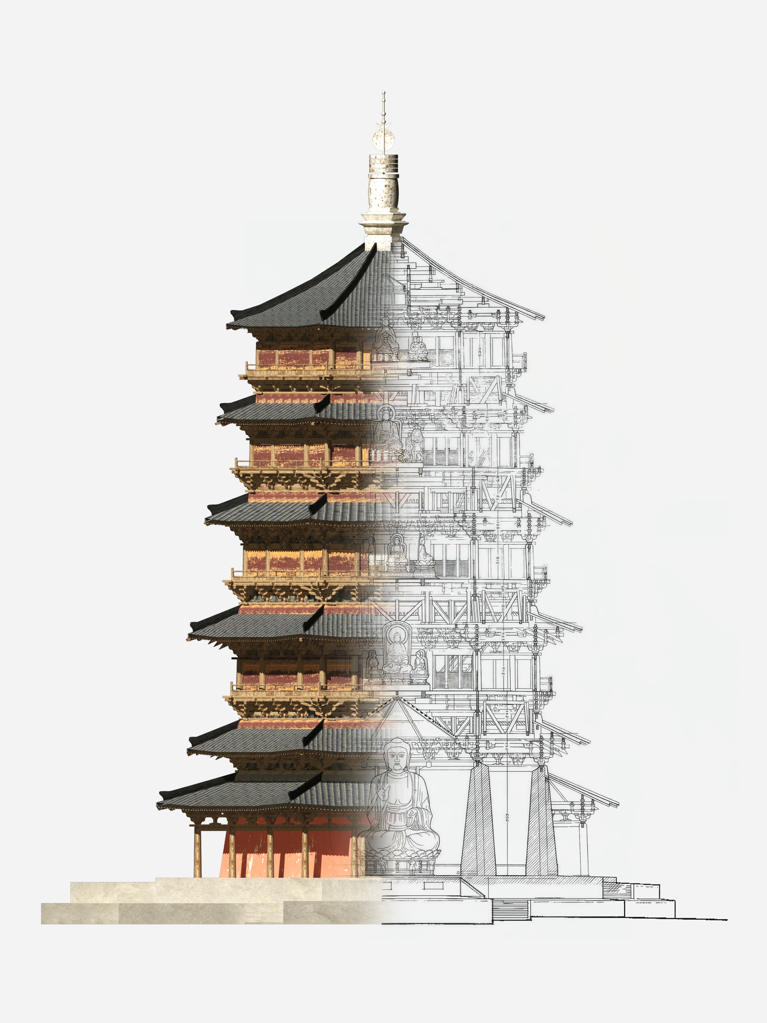 Lenovo - XR Wooden Pagoda’s Cultural Exploration