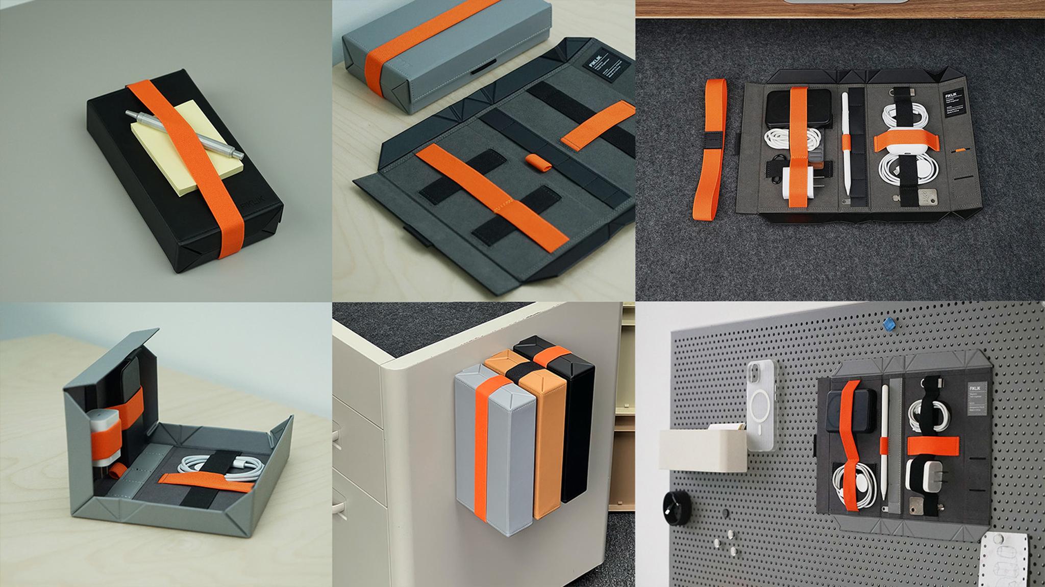 FIKLIK magnetic tech organizer