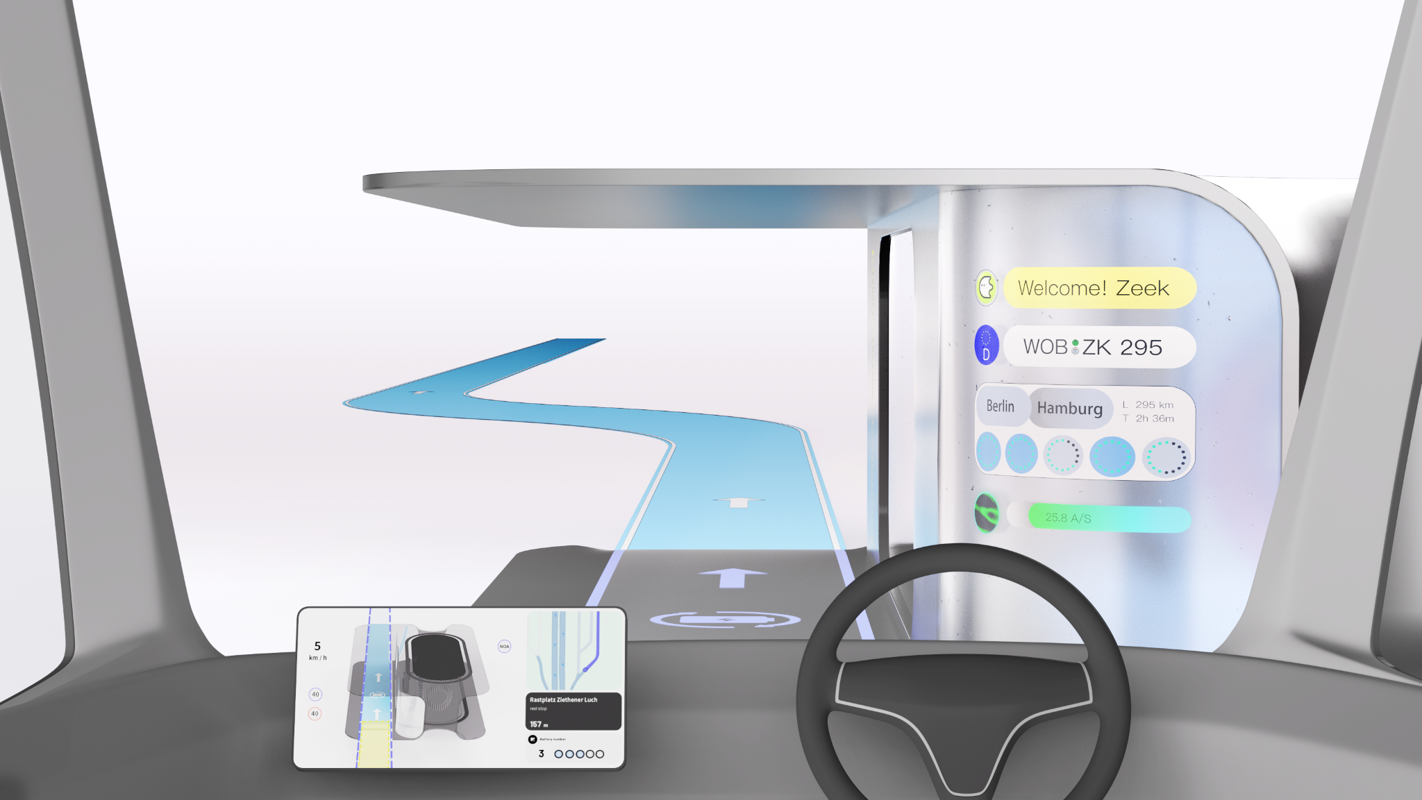 Modular Battery Swap Station for Electric Truck