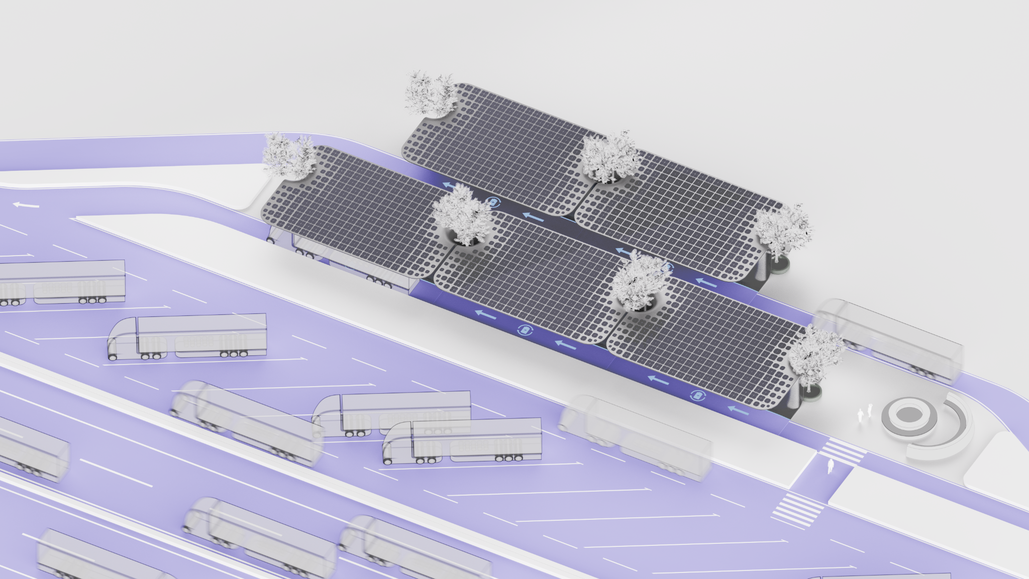 Modular Battery Swap Station for Electric Truck