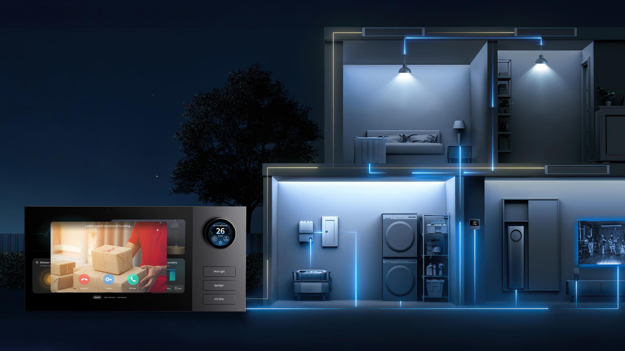 NEXhome EdgePad X & the Aura Smart Home Kit