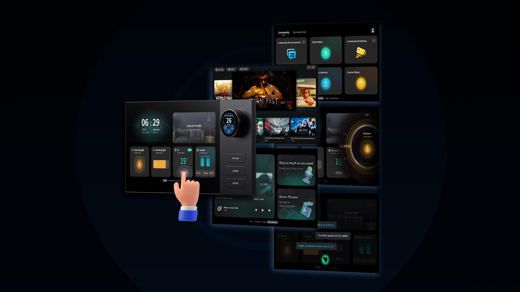 NEXhome EdgePad X & the Aura Smart Home Kit