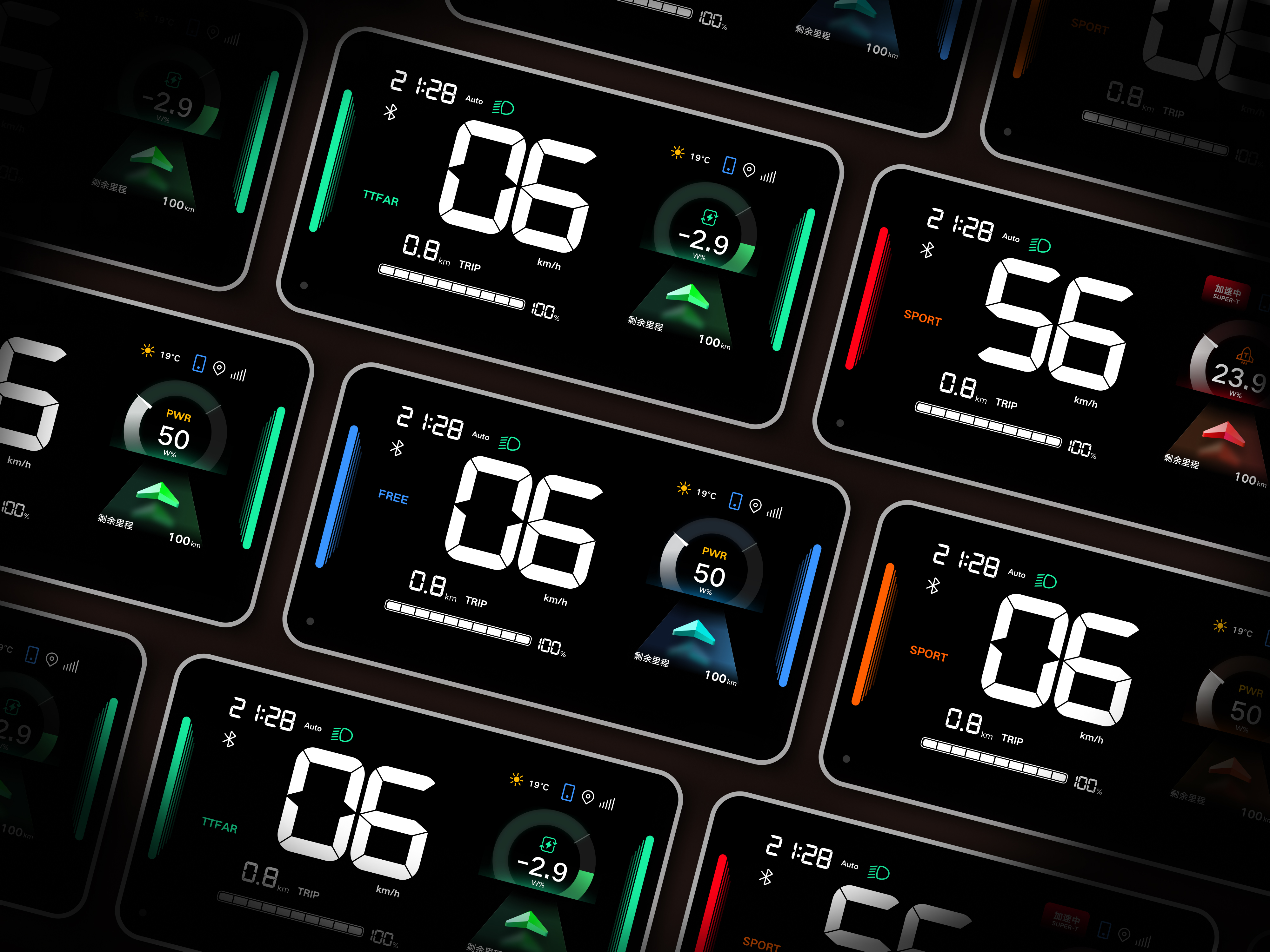 HMI Design for Intelligent Electric Scooter