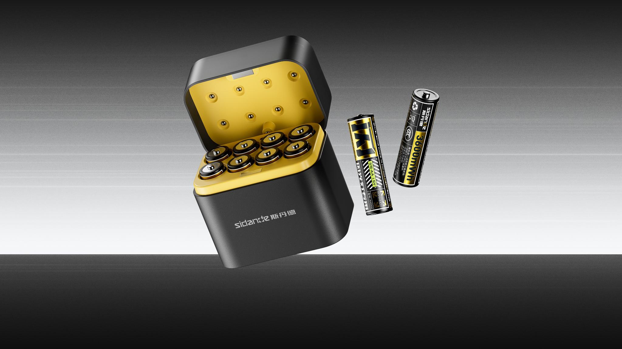 Sidande Rechargeable AA Batteries& Storage Charger