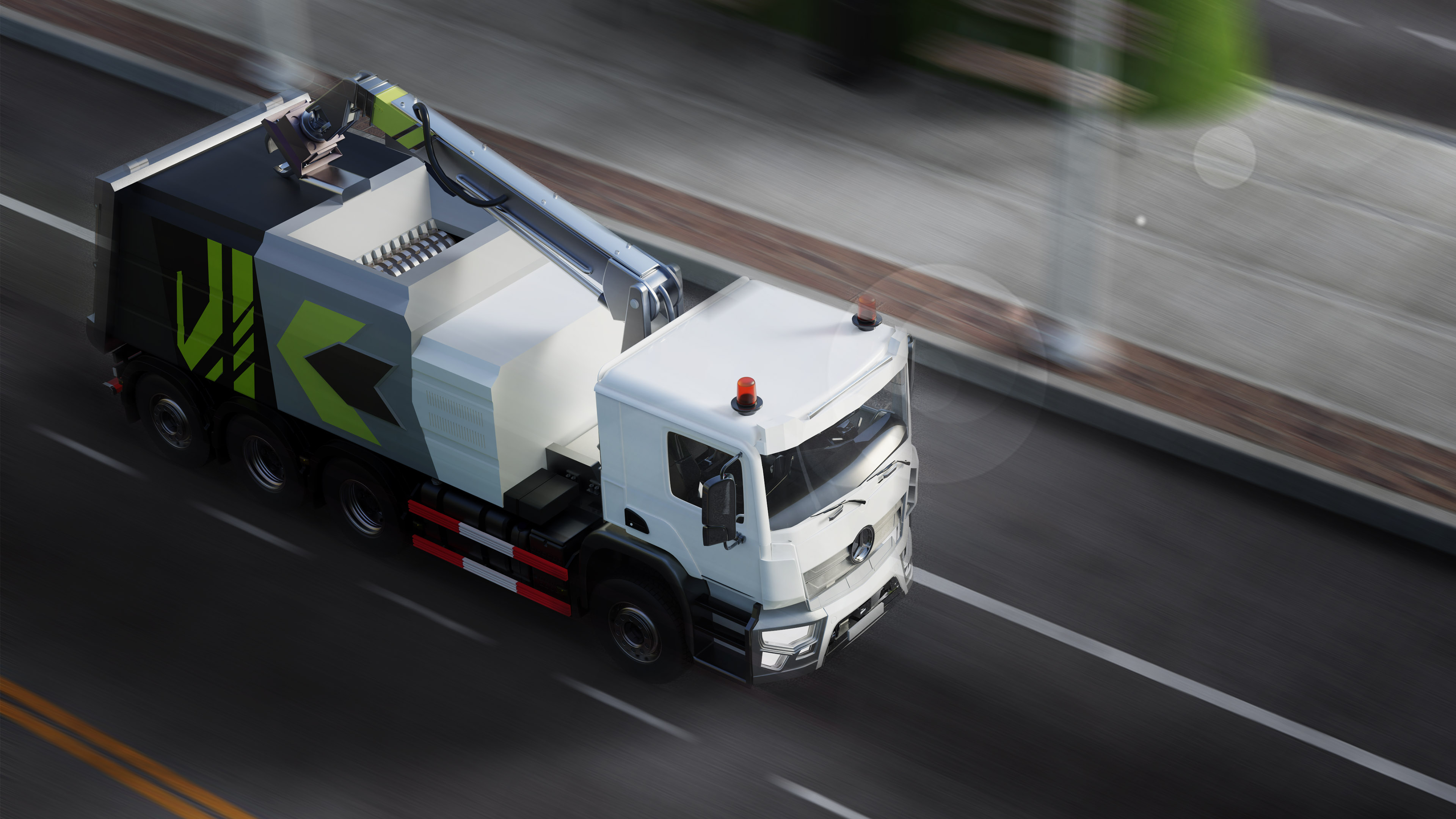 Urban Greenery Multifunctional Engineering Vehicle