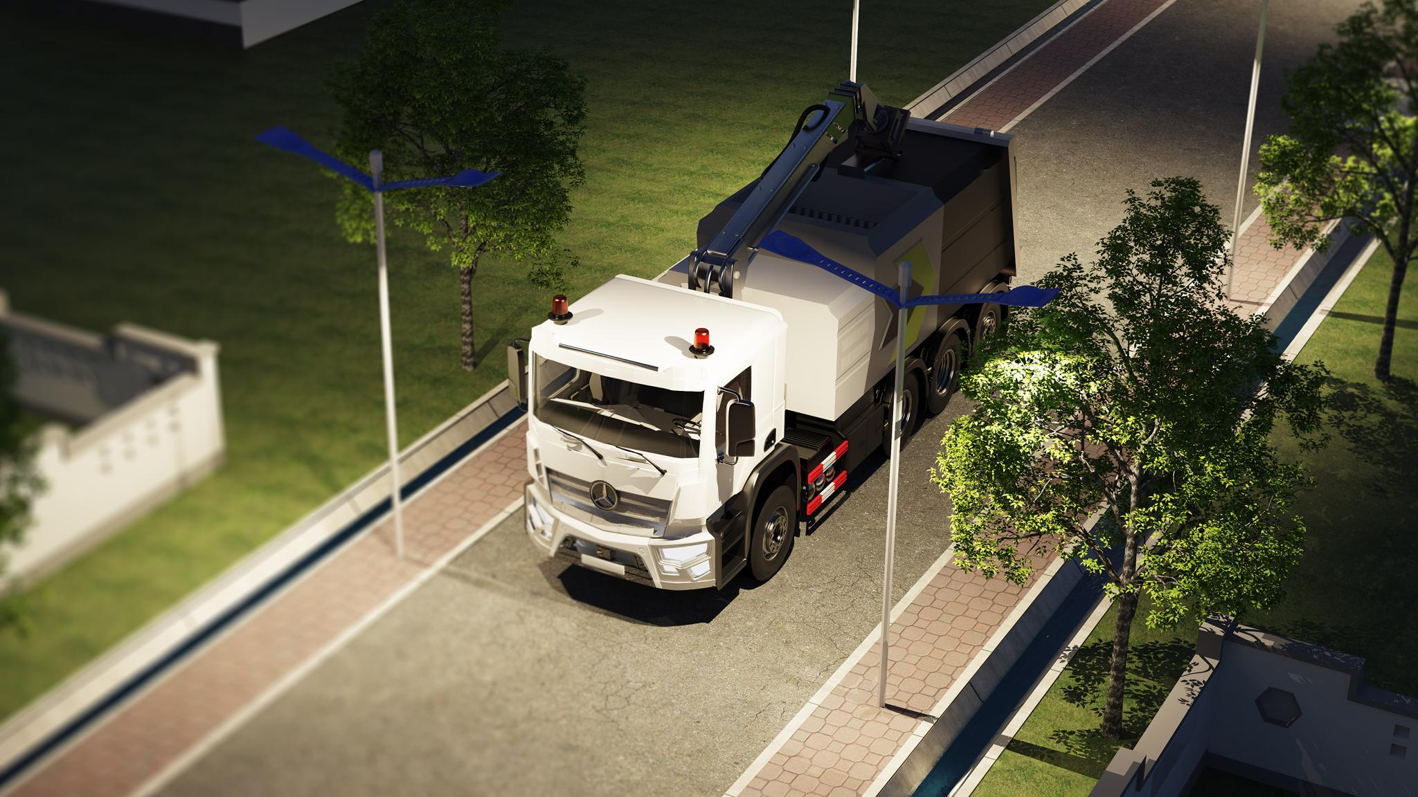 Urban Greenery Multifunctional Engineering Vehicle