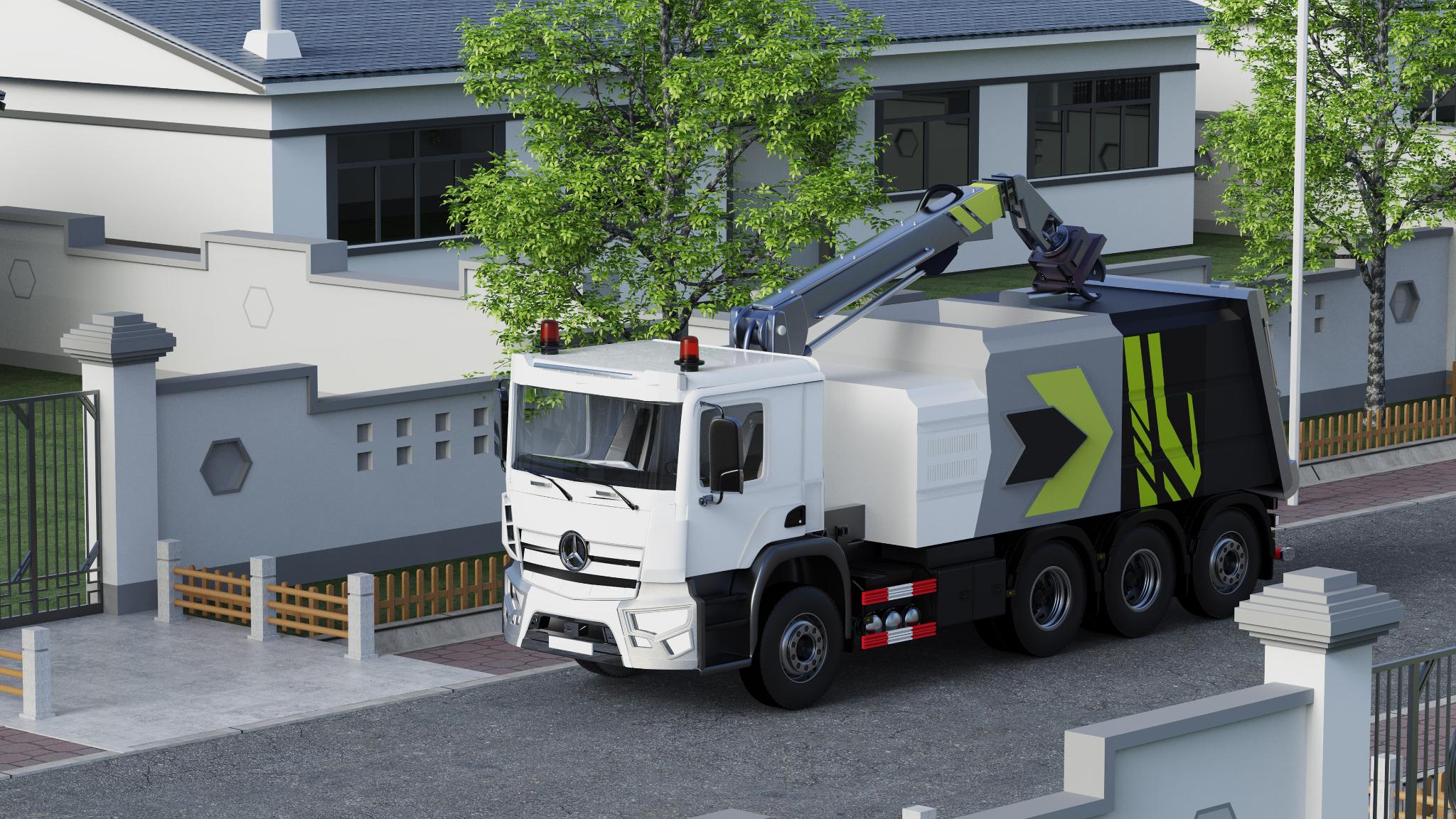 Urban Greenery Multifunctional Engineering Vehicle