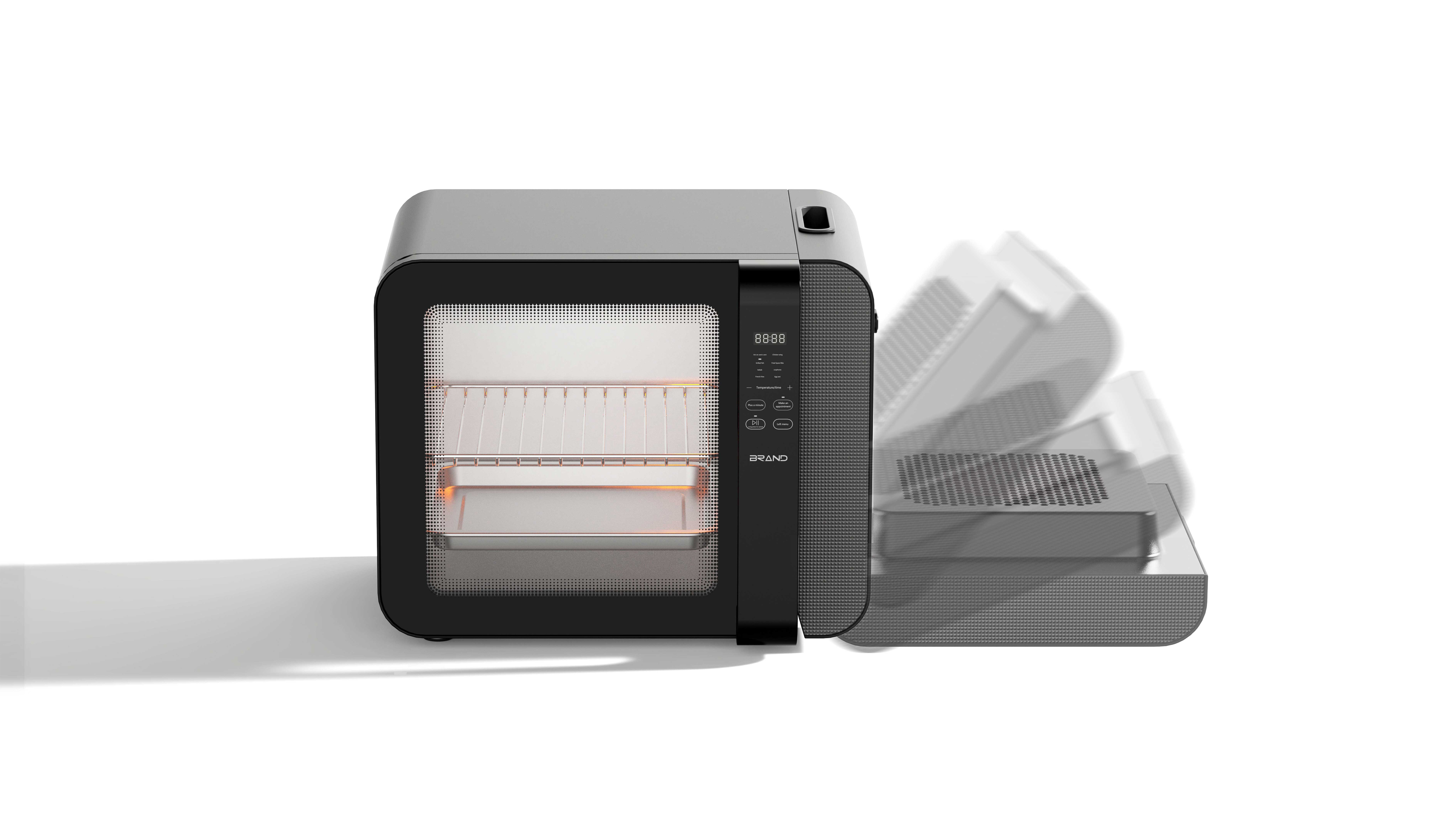 Multi-function flip air fryer