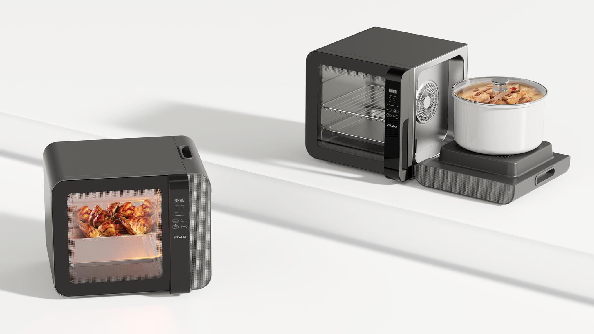 Multi-function flip air fryer