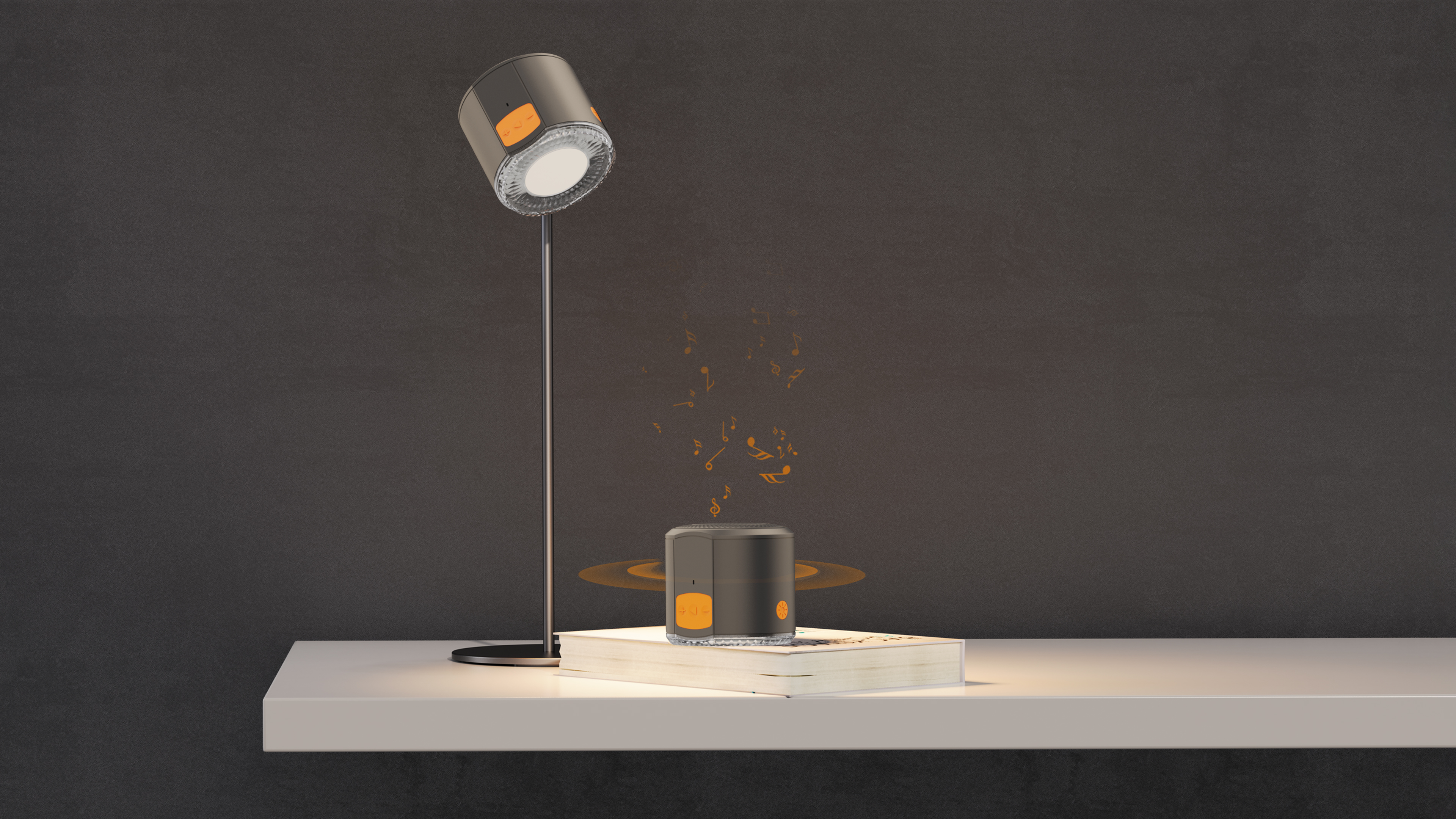 Magnetic Speaker Light