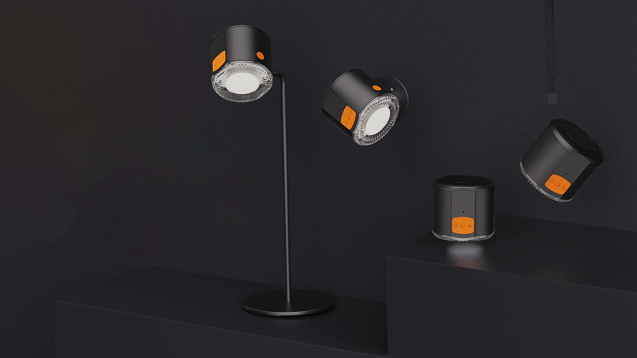 Magnetic Speaker Light