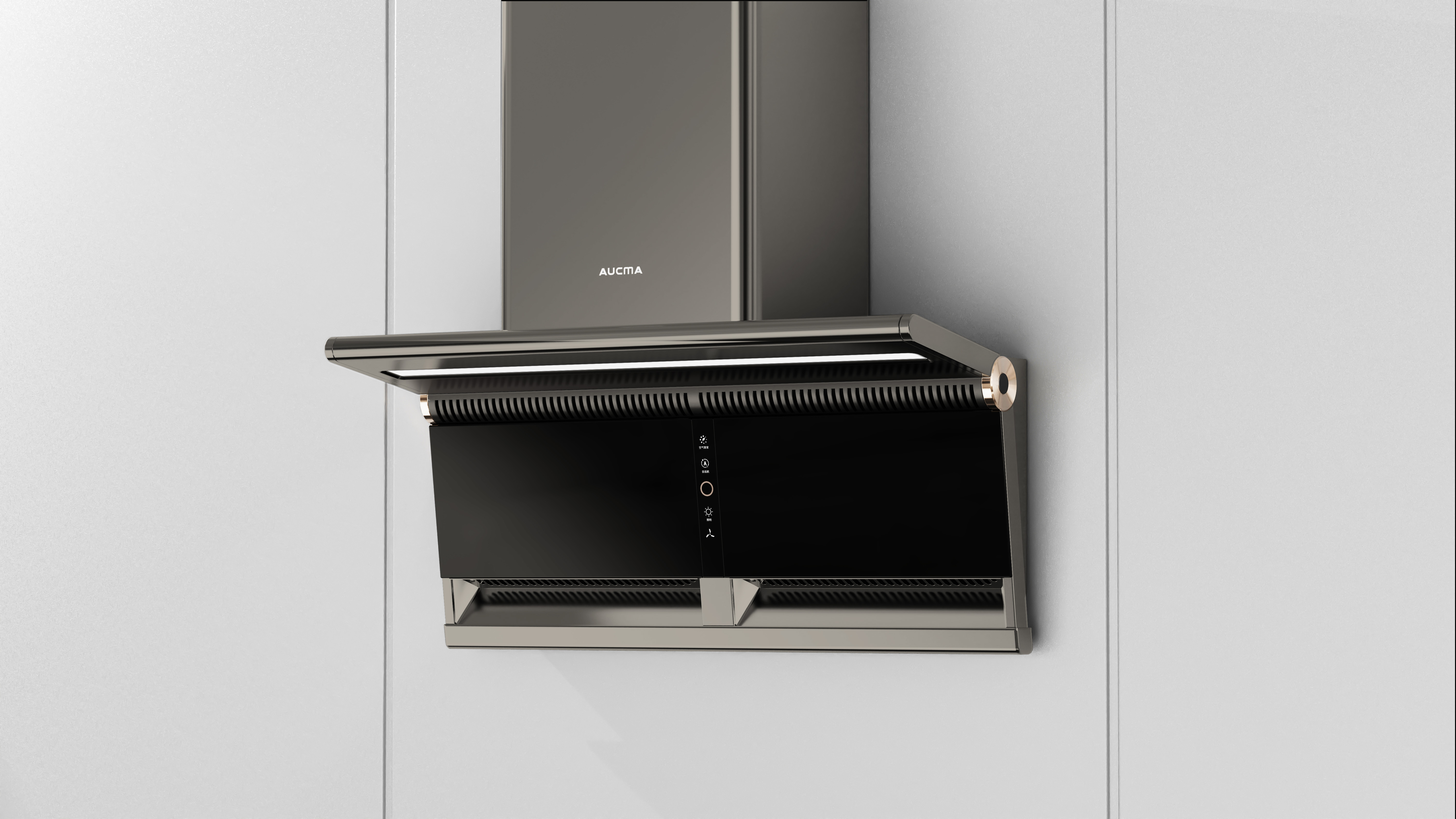 Rang Hood with Double Air Duct