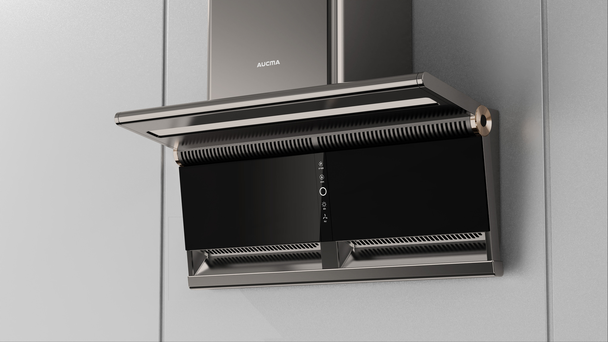 Rang Hood with Double Air Duct