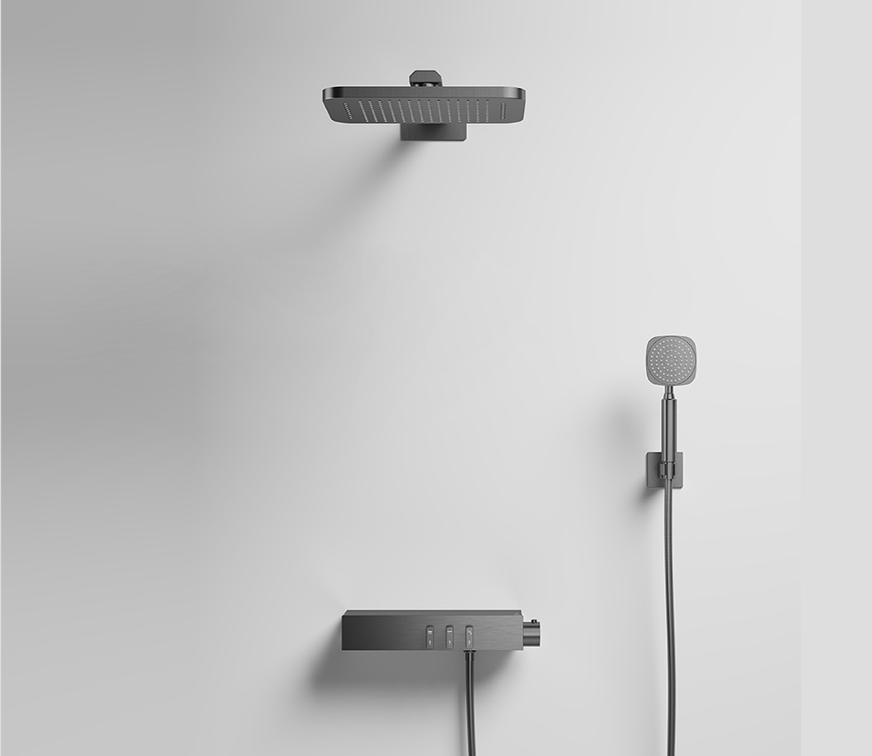 FLOVA Semi-Concealed Thermostatic Shower System