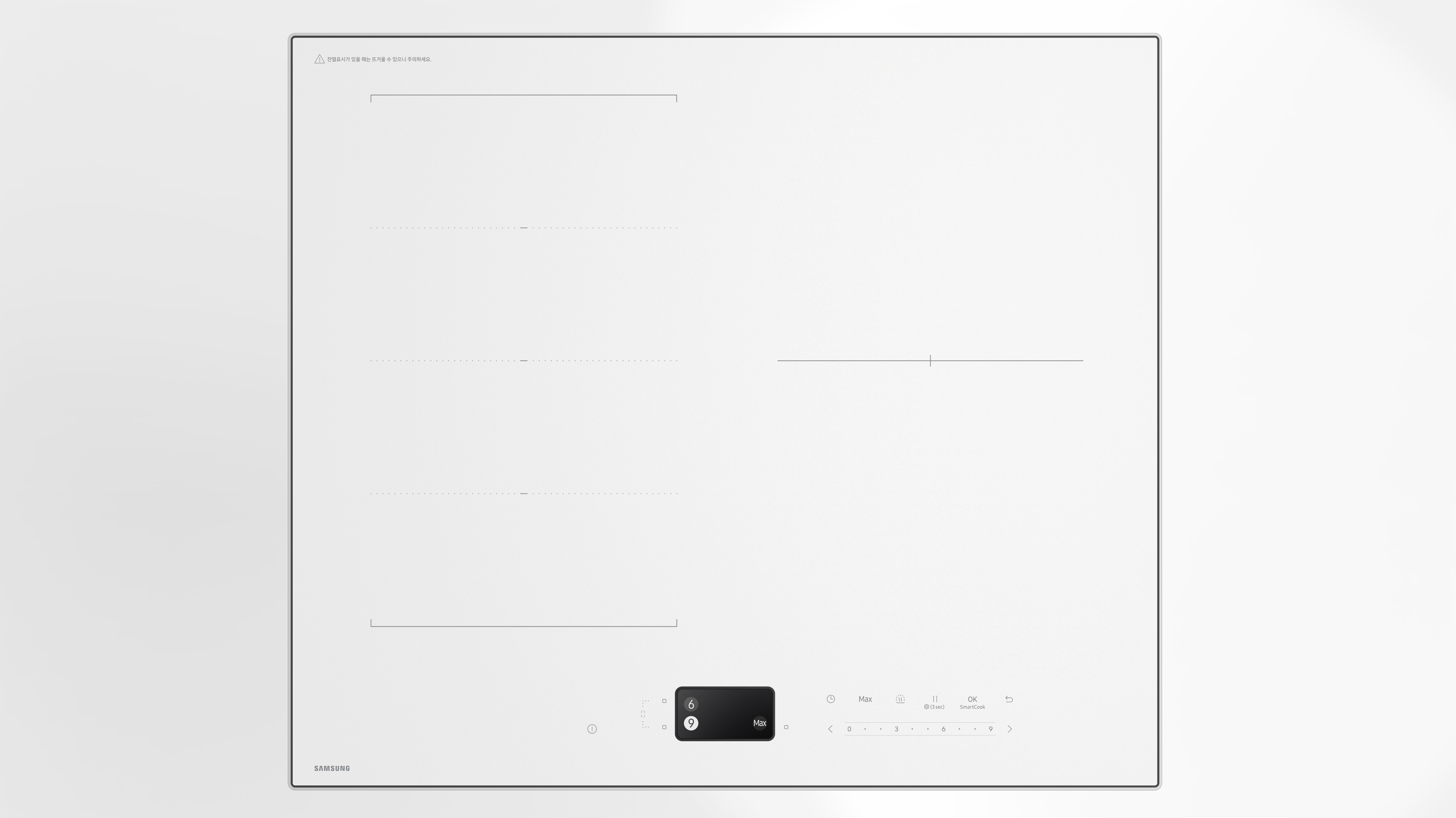 BESPOKE AI Induction Infinite Line / White (CC80F)