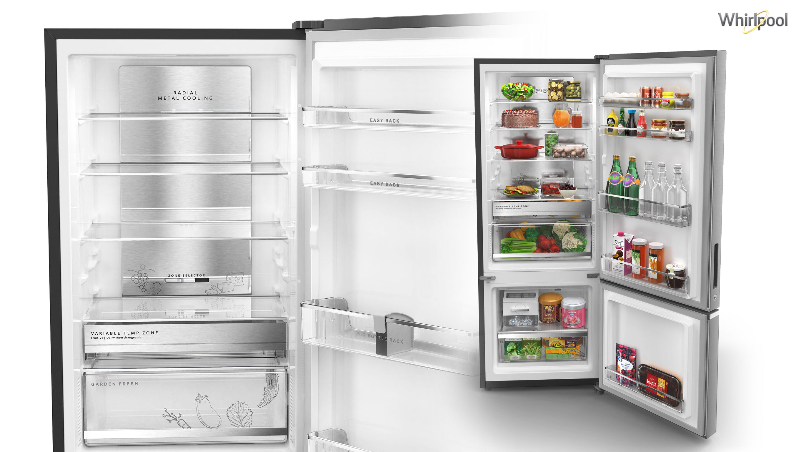 Whirlpool Bottom Mount Refrigerator