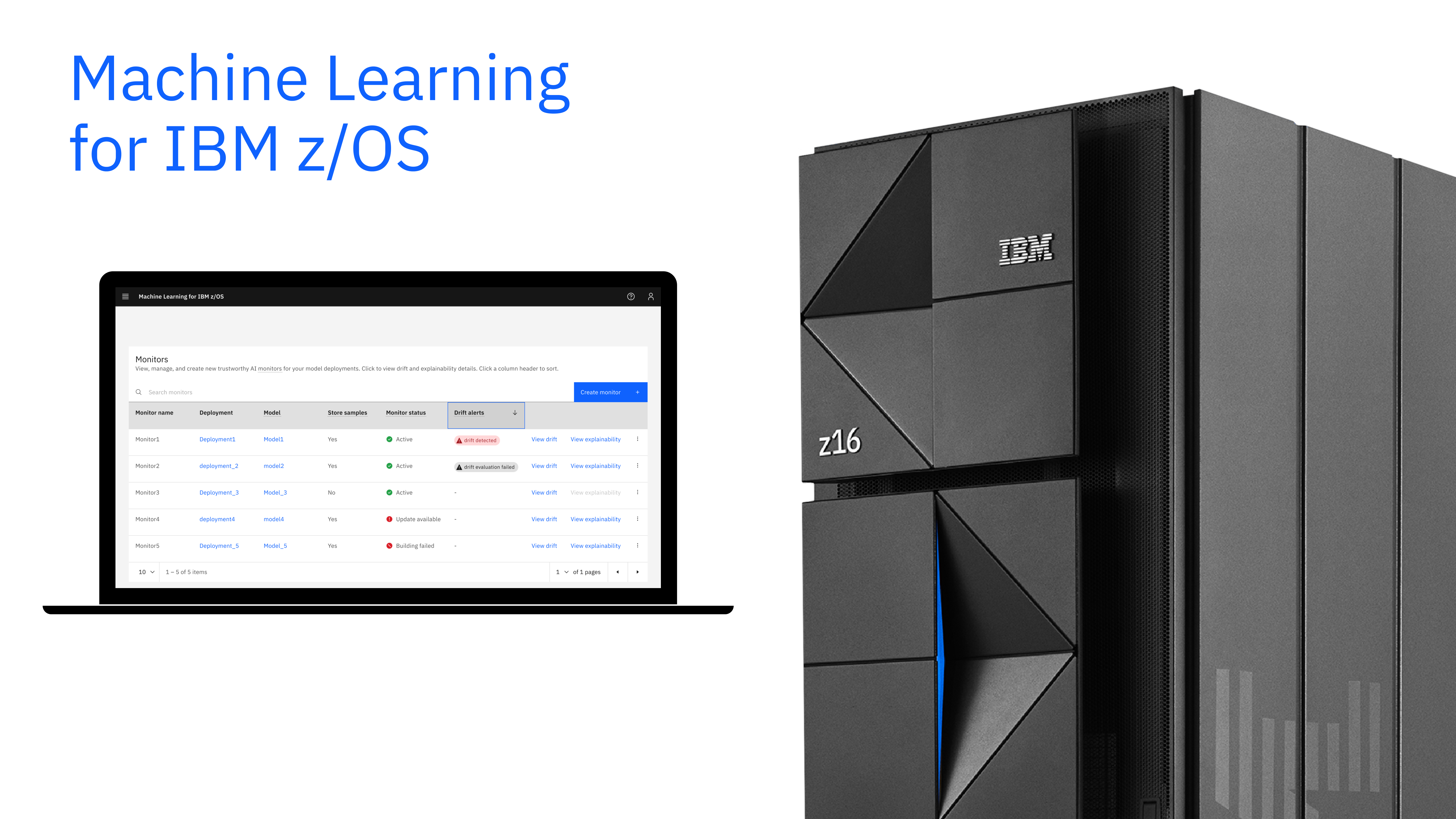 Machine Learning for IBM z/OS