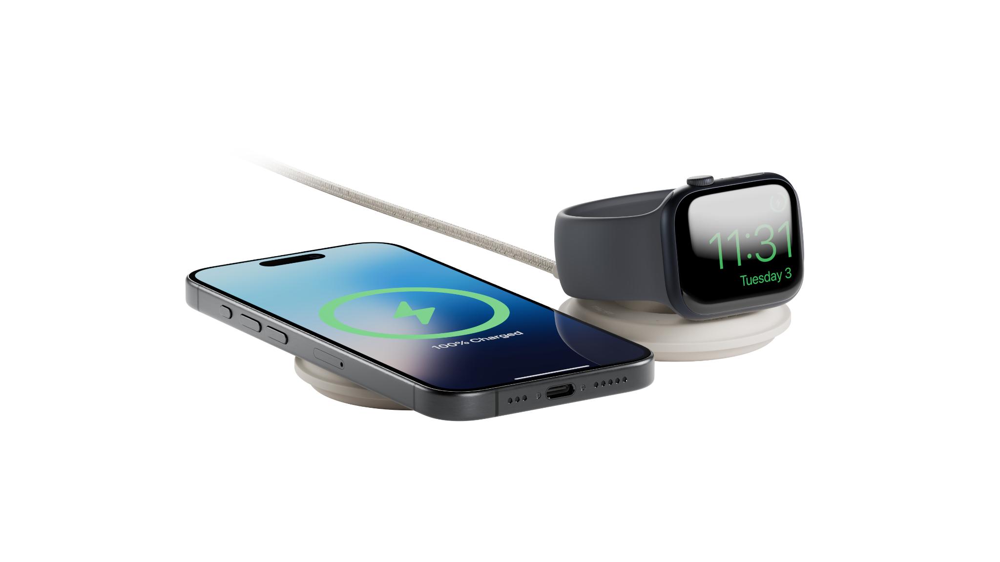 Voyage 2 in 1 magnetic wireless charger