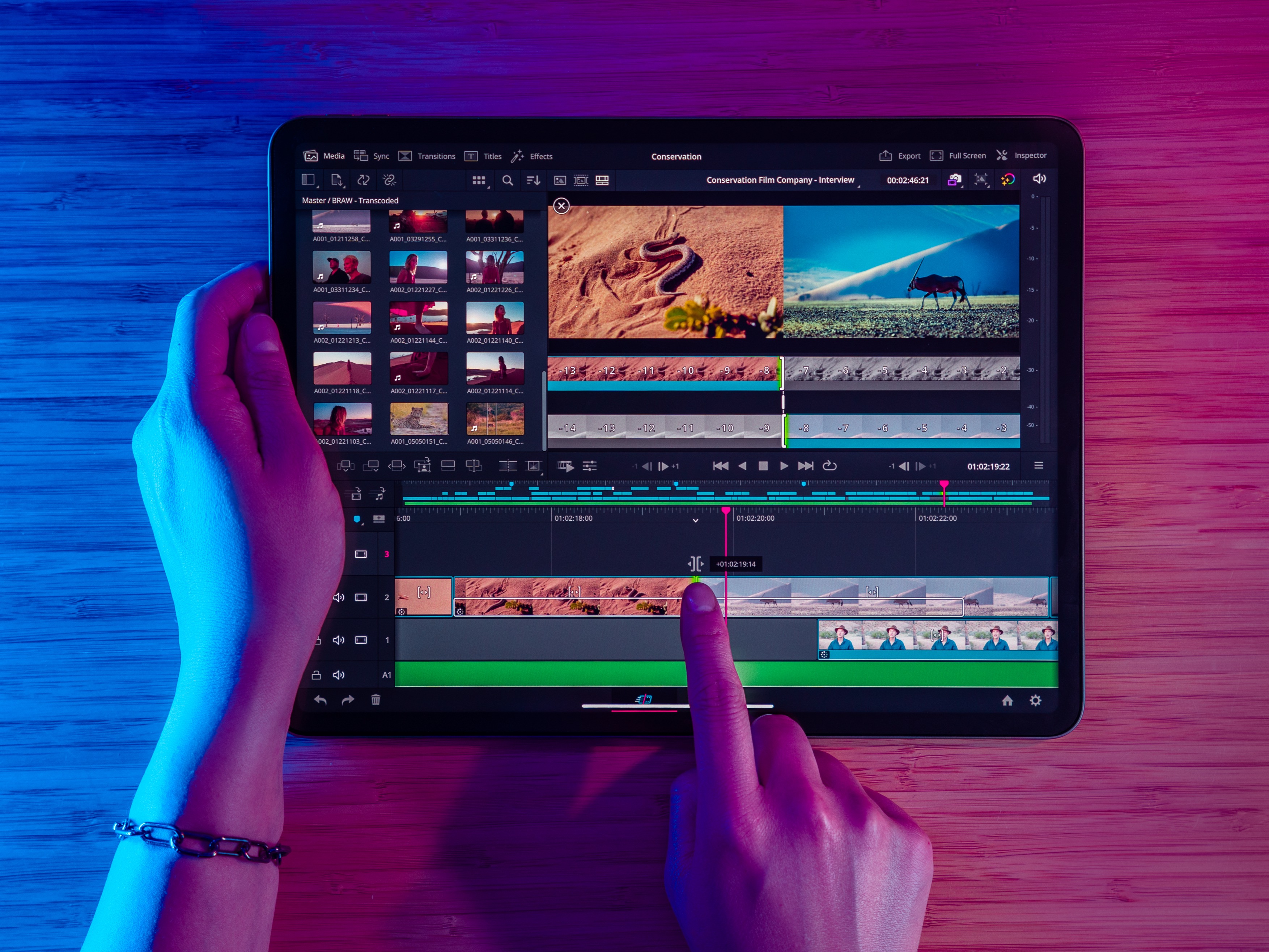 DaVinci Resolve for iPad