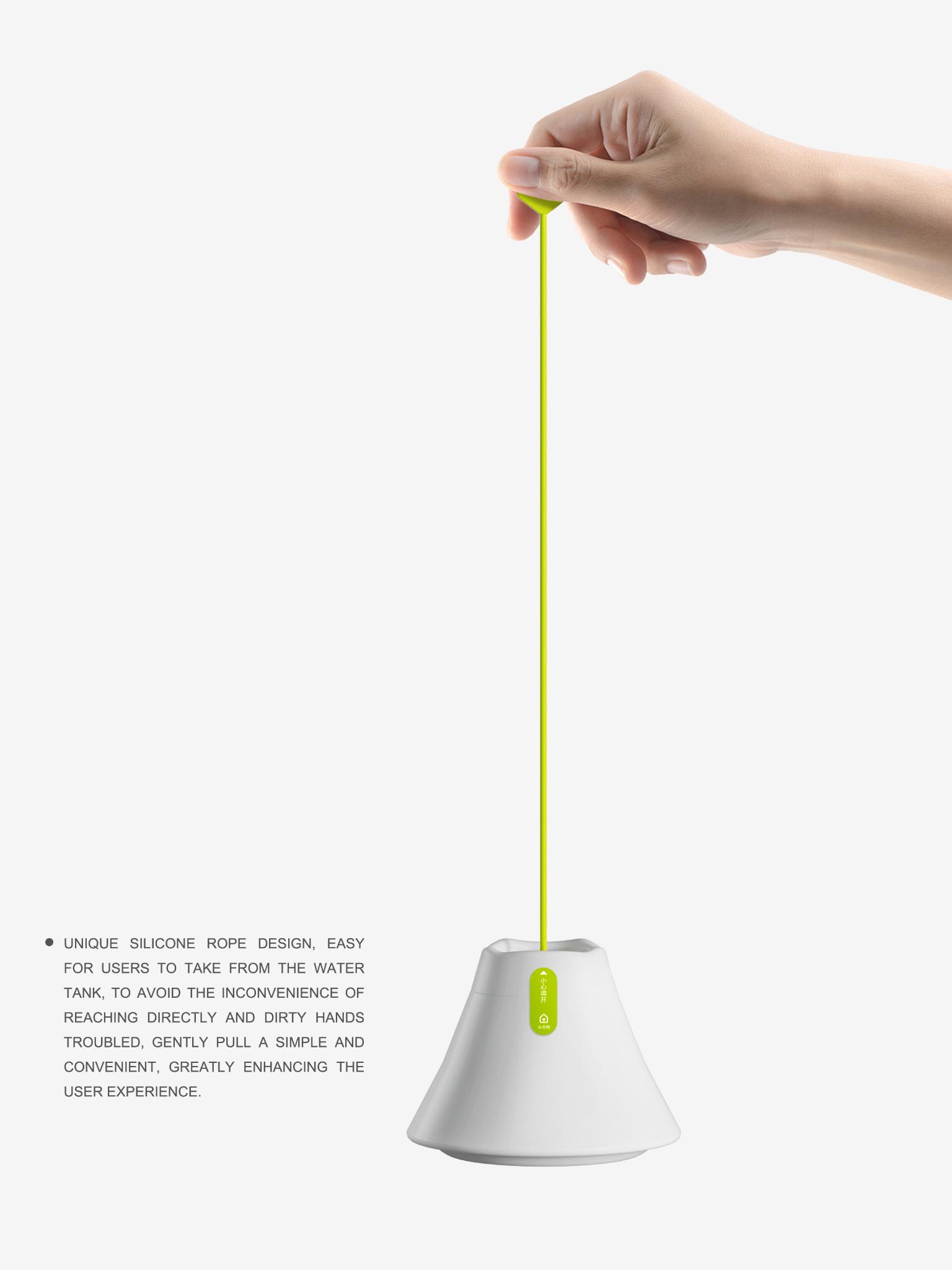 Small volcano toilet cleaner