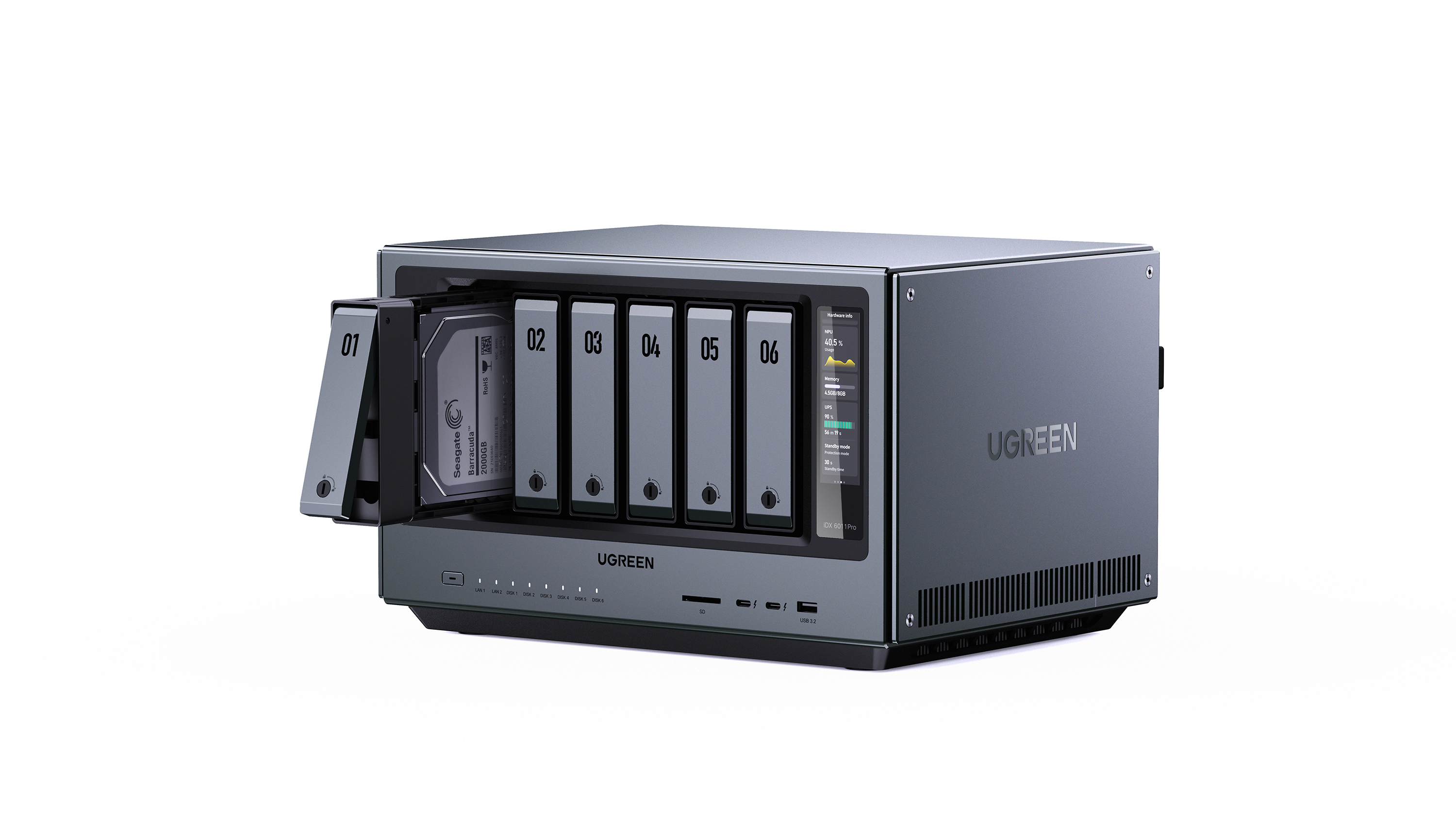 NASync 6-Bay Professional AI NAS-IDX6011 Pro