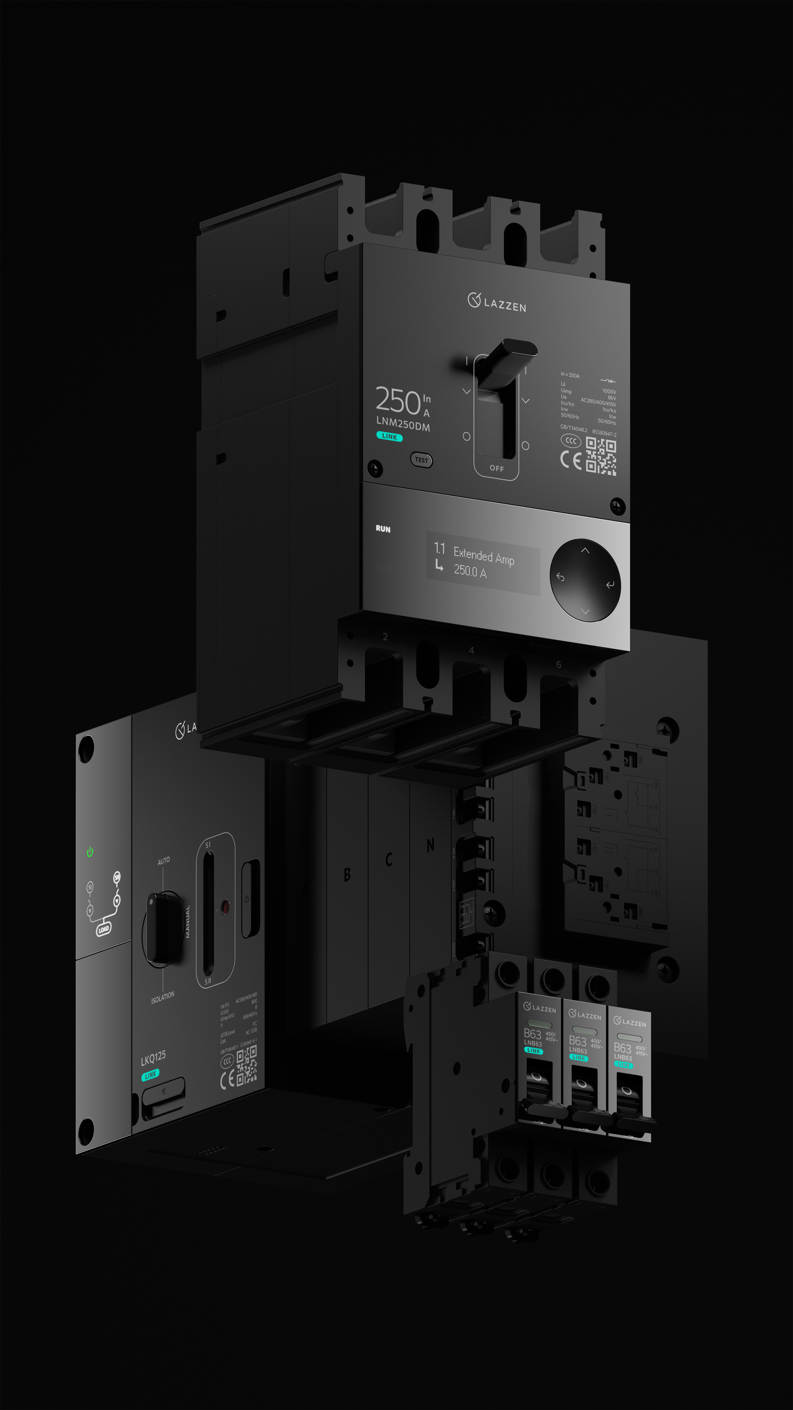 LAZZEN Low Voltage Circuit Breaker Series PI