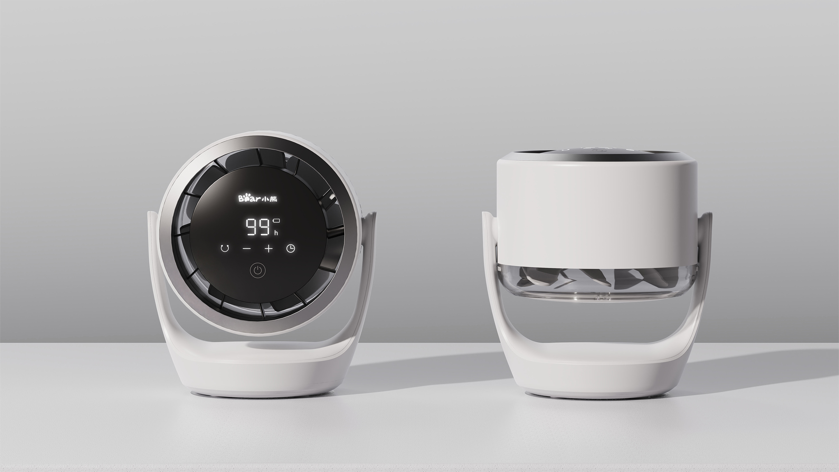 90 ° Elevation Desktop Purification Fan