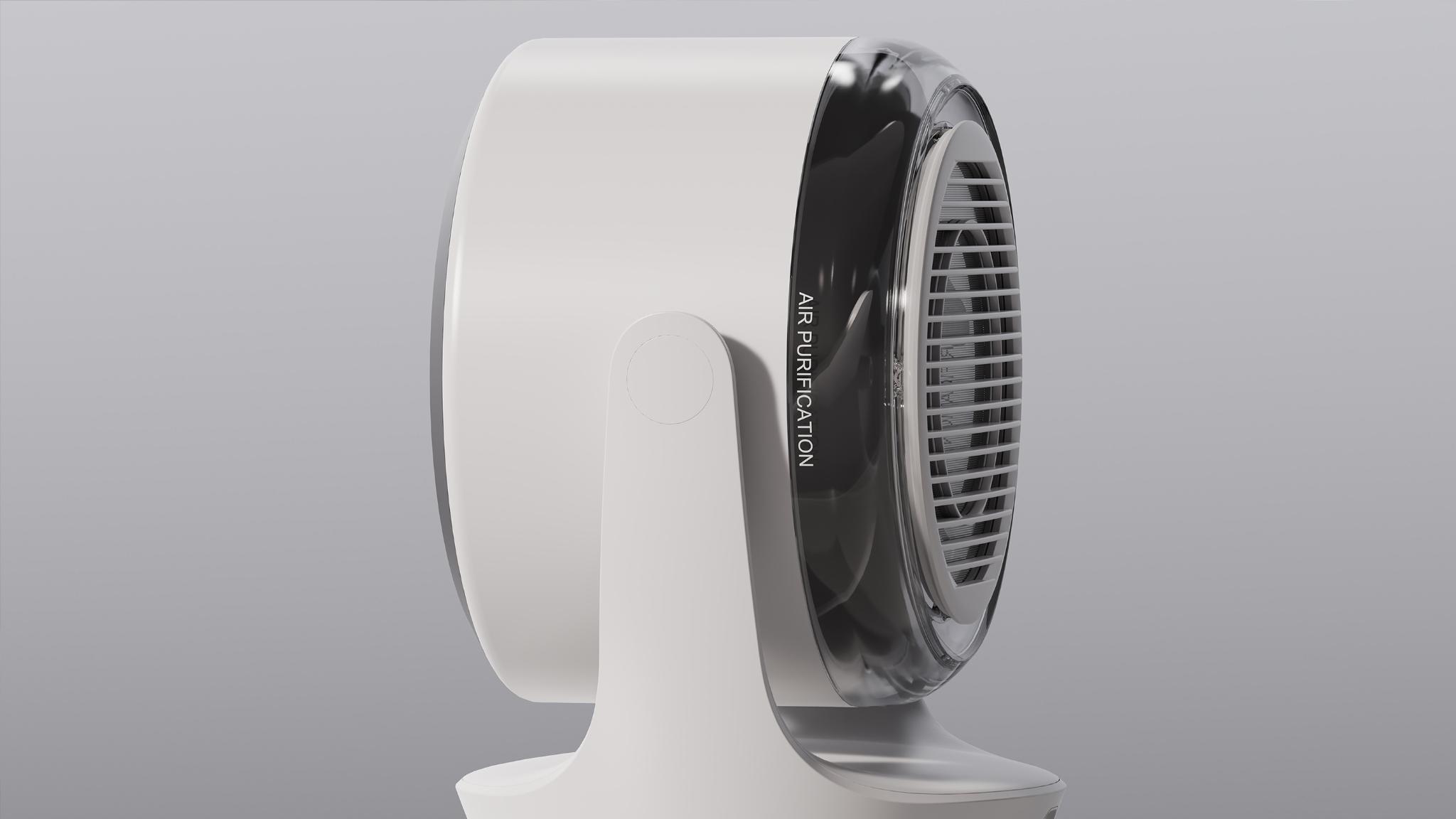 90 ° Elevation Desktop Purification Fan