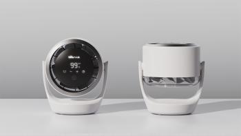 90 ° Elevation Desktop Purification Fan