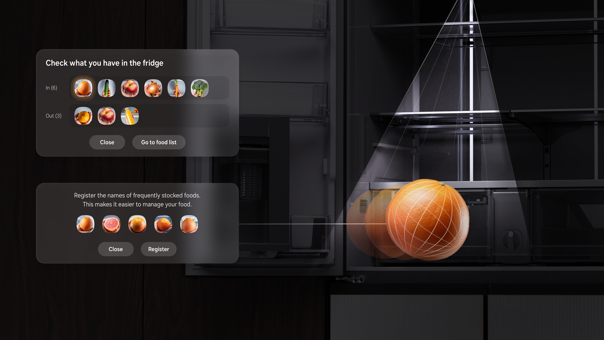 Bespoke AI Refrigerator UX