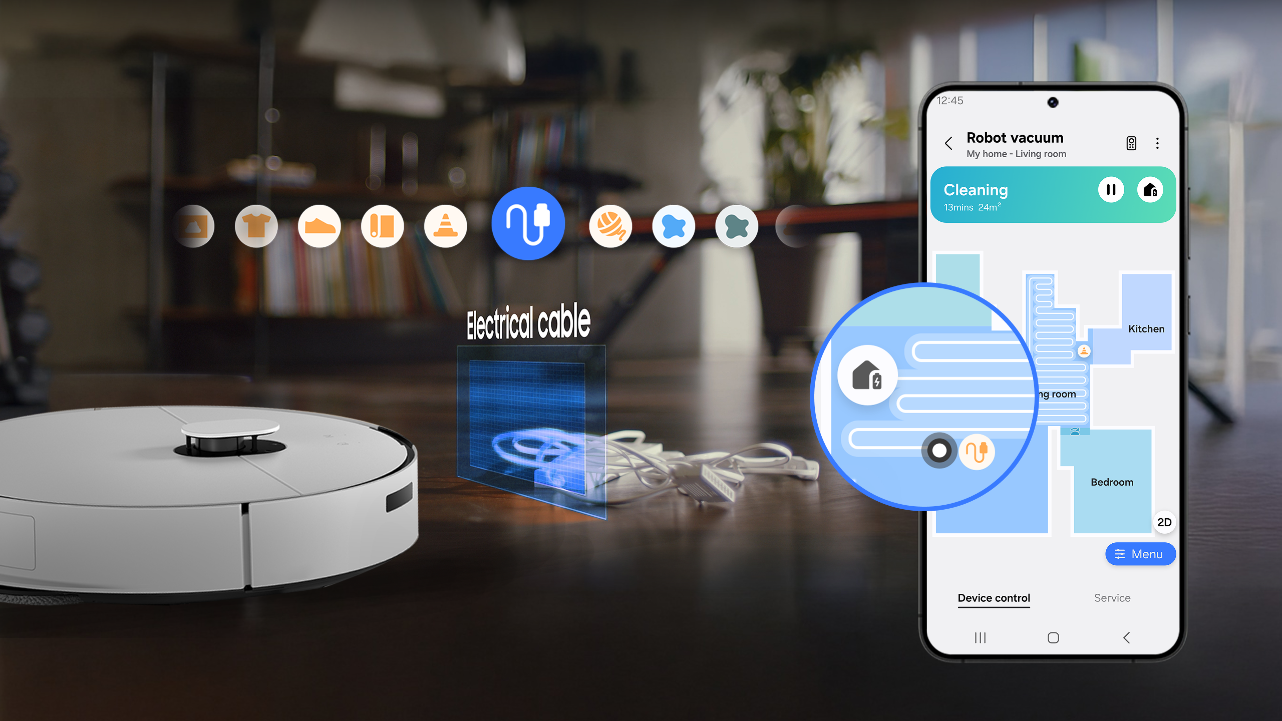 Bespoke AI Jet Bot Steam UX