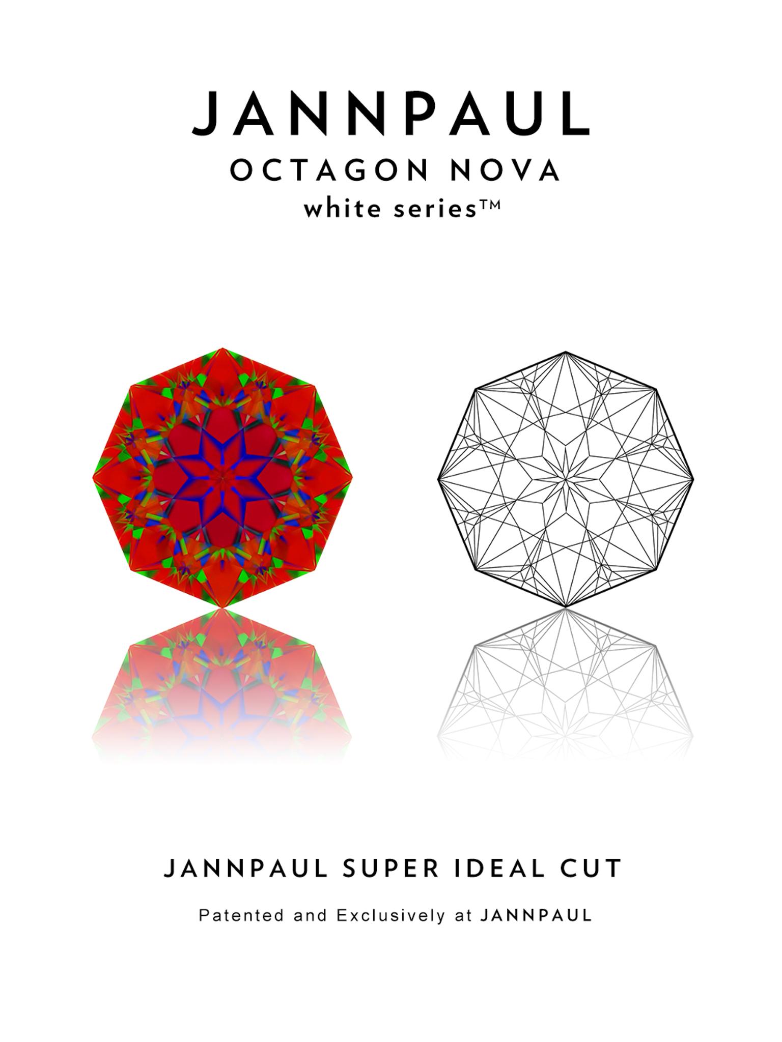 White Series Octagon Nova 137 facets Diamond